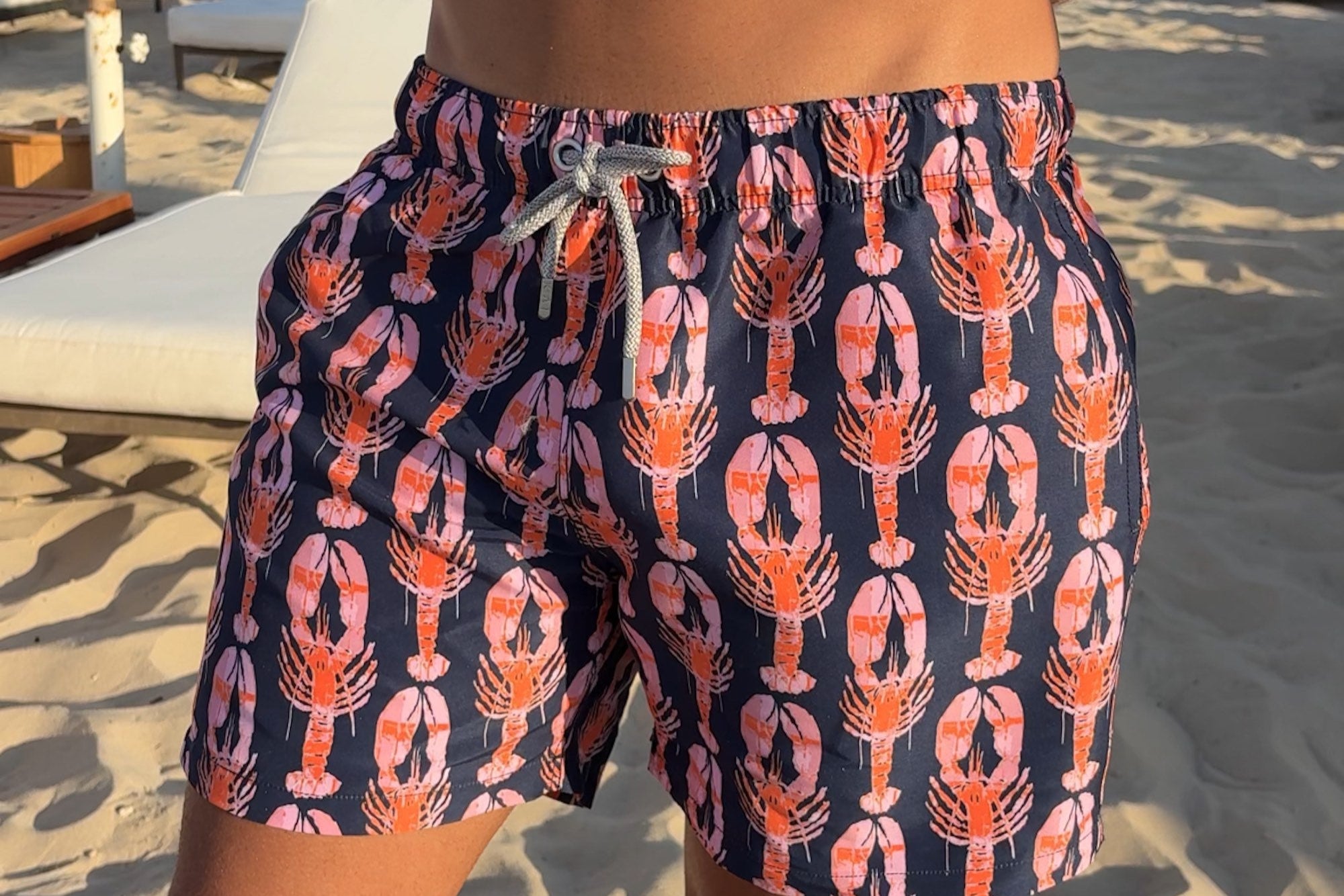 Navy Lobster Swim Shorts Navy Lobster Swim Shorts