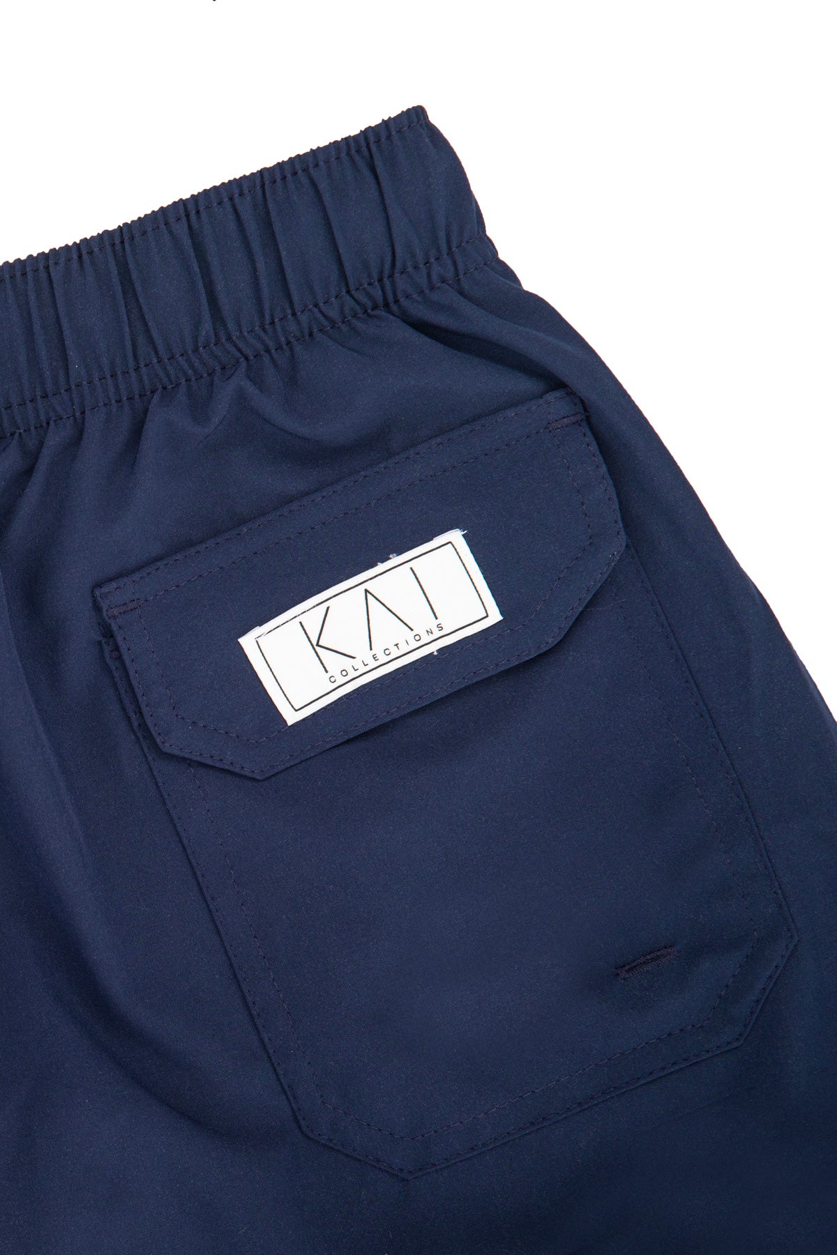 Solid Navy Swim Shorts (4 Way Stretch) Solid Navy Swim Shorts (4 Way Stretch)