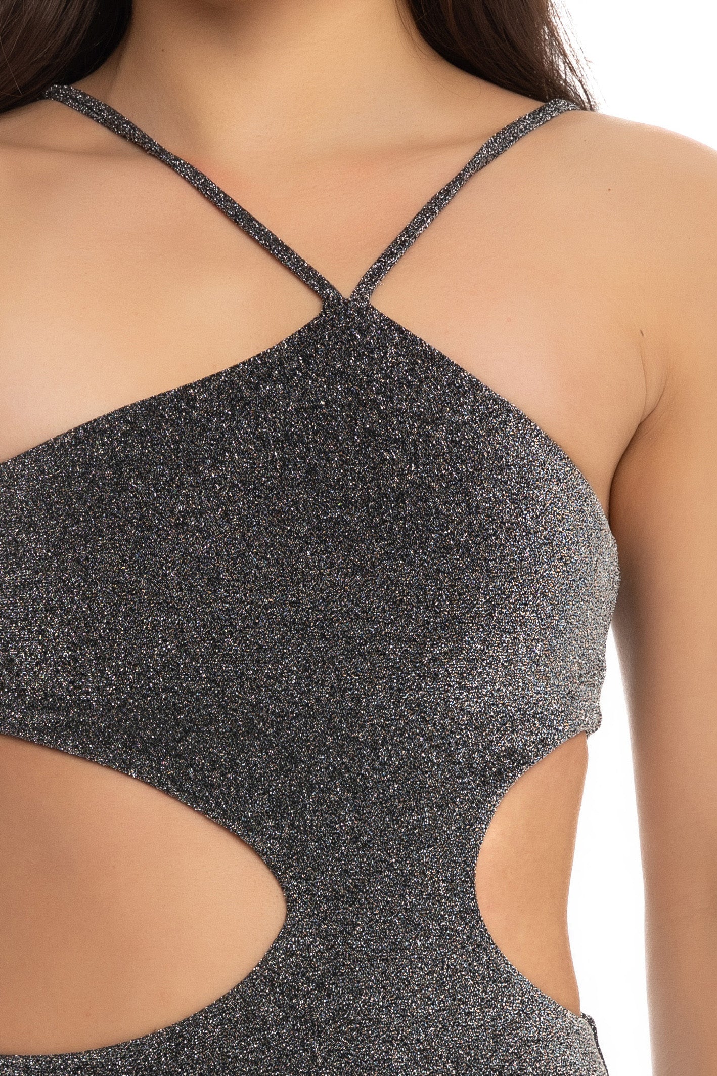 black sparkle Selena One Piece