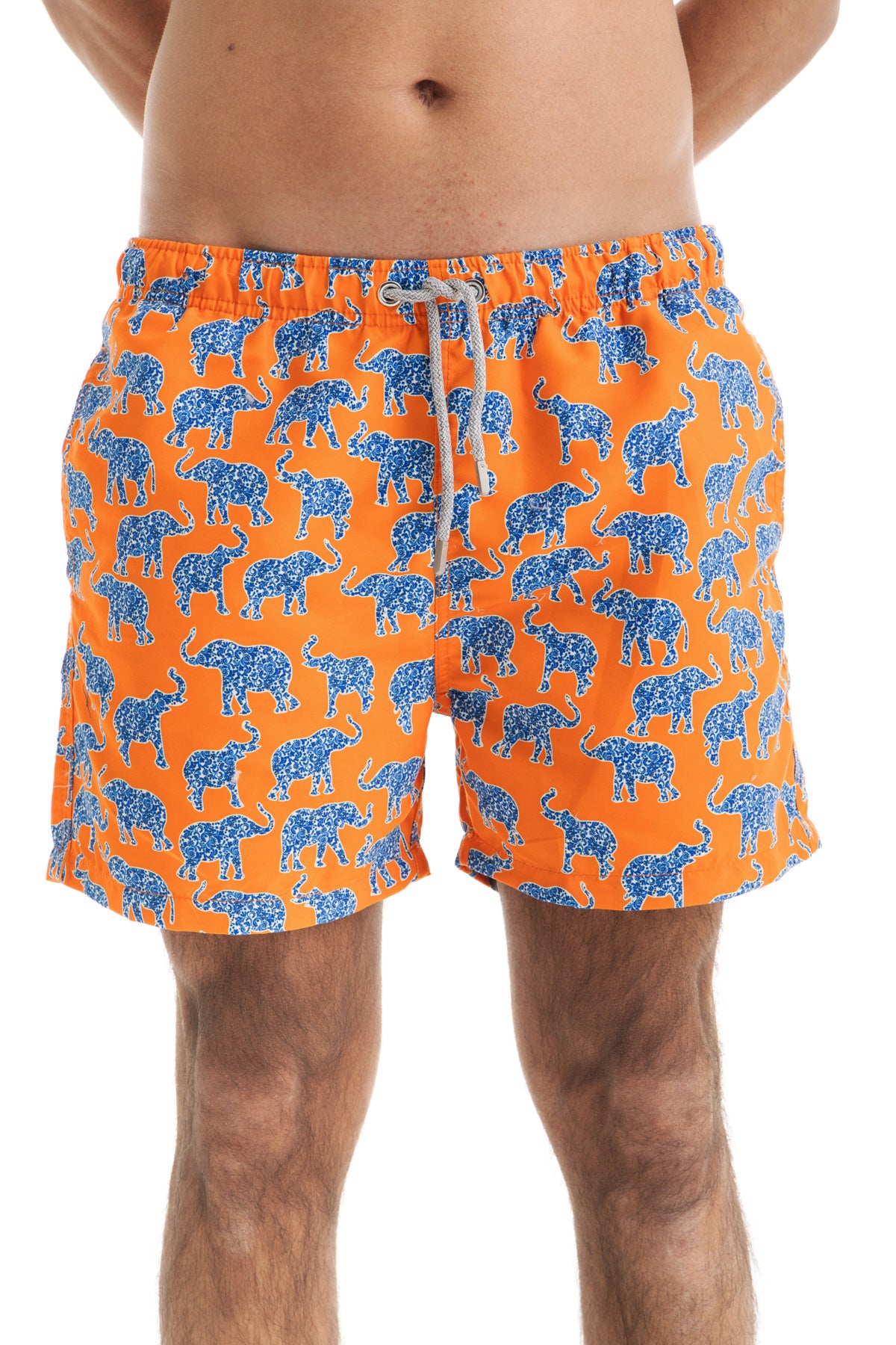 Orange Elephants Swim Shorts