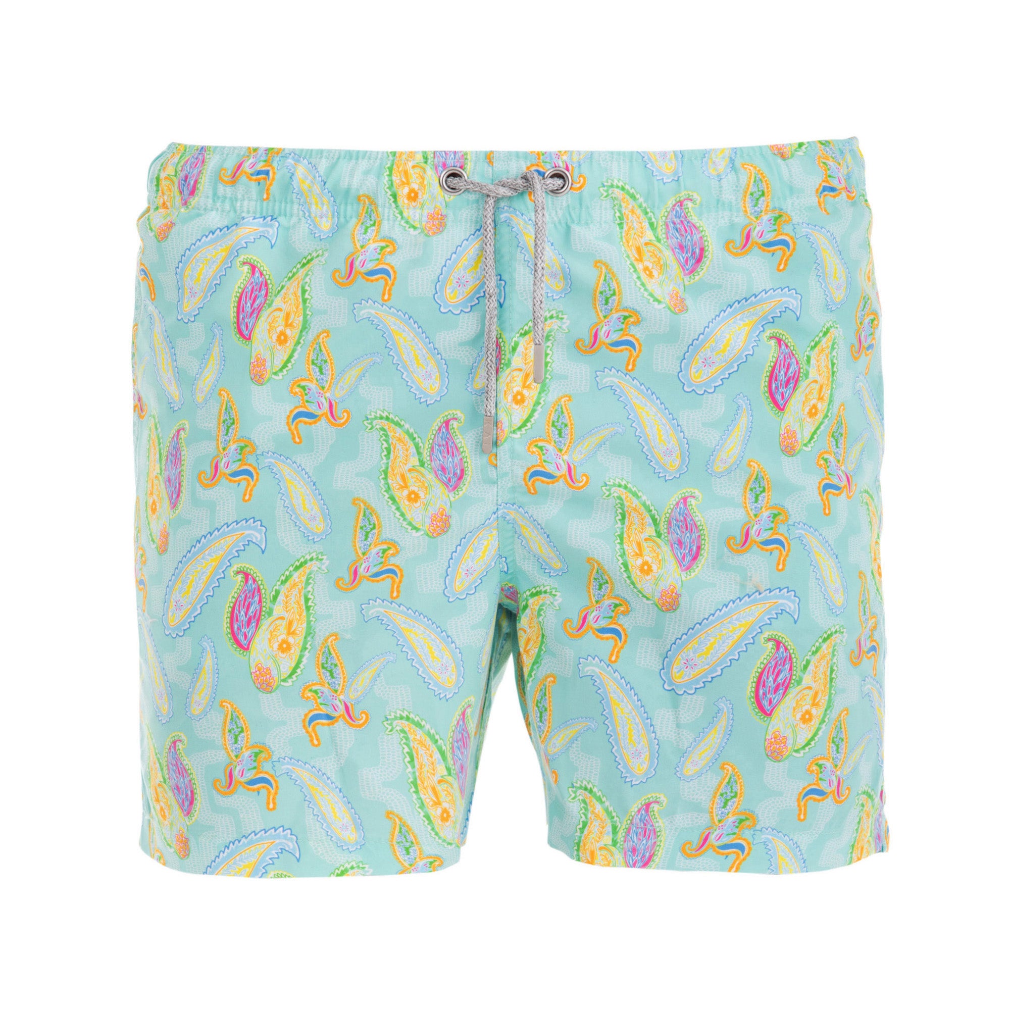 Aqua Paisley