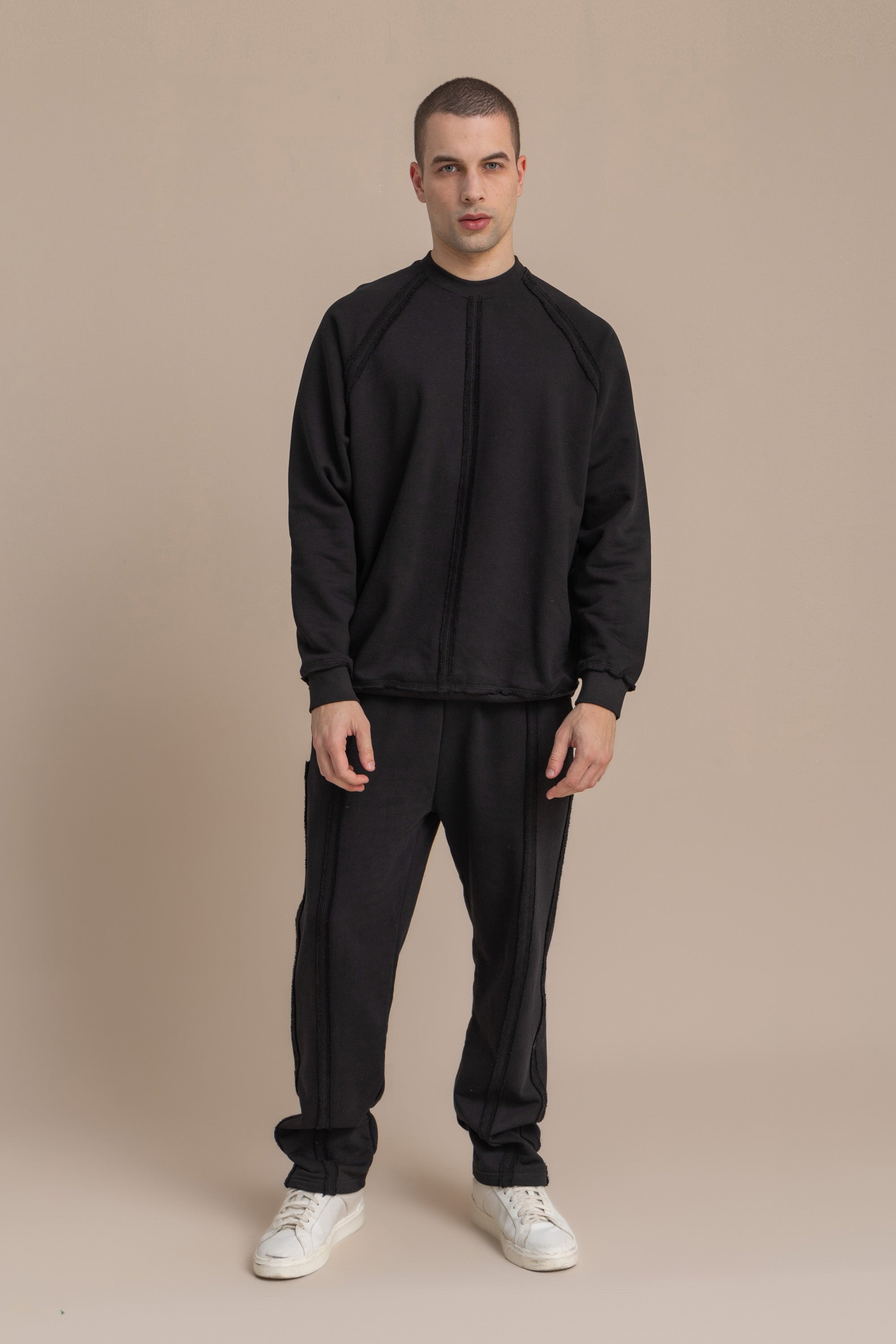 Unisex Black Distressed Sweatpants Unisex Black Distressed Sweatpants