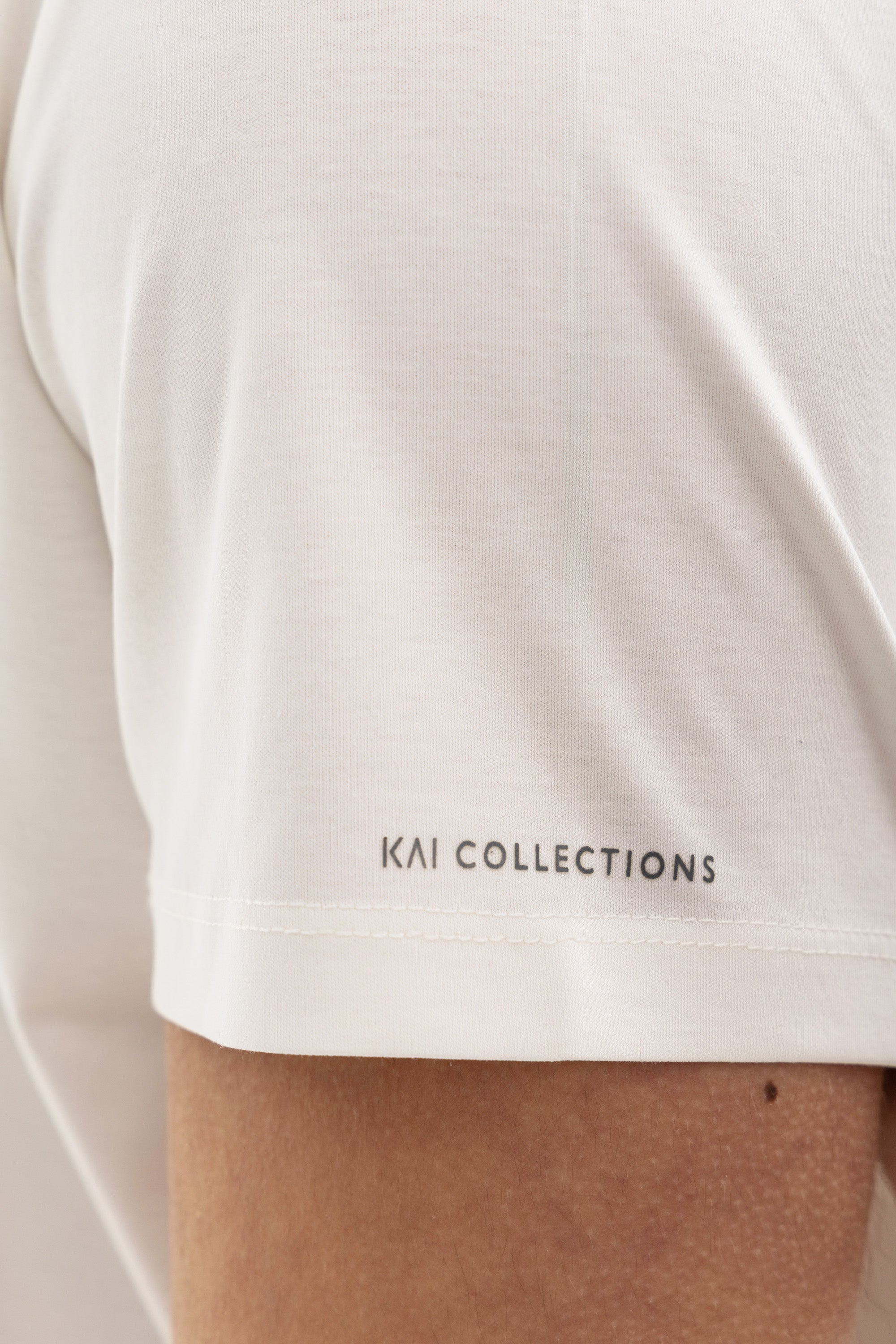 White Mercerised Cotton T-shirt White Mercerised Cotton T-shirt