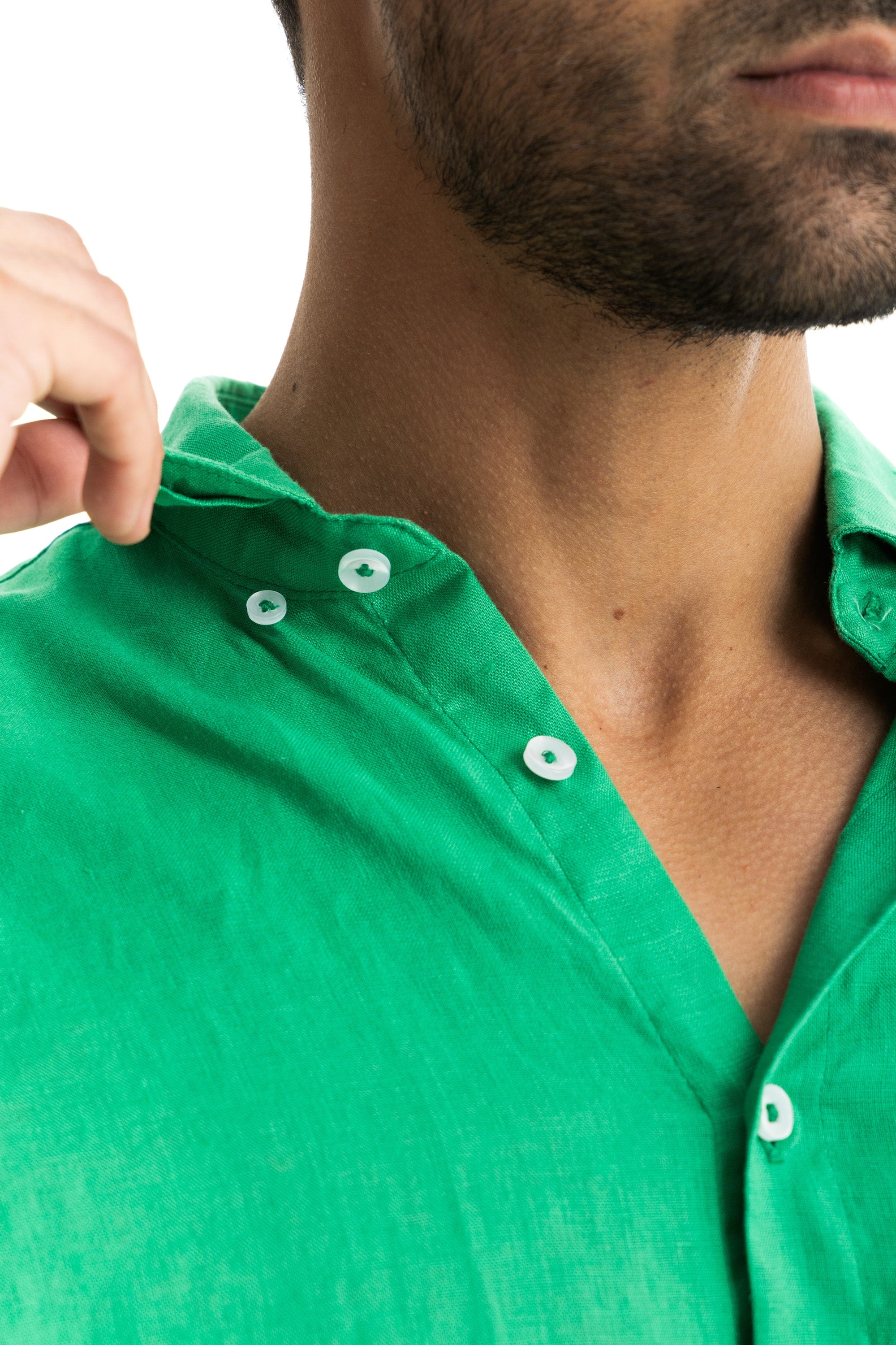 Green Linen Shirt Green Linen Shirt