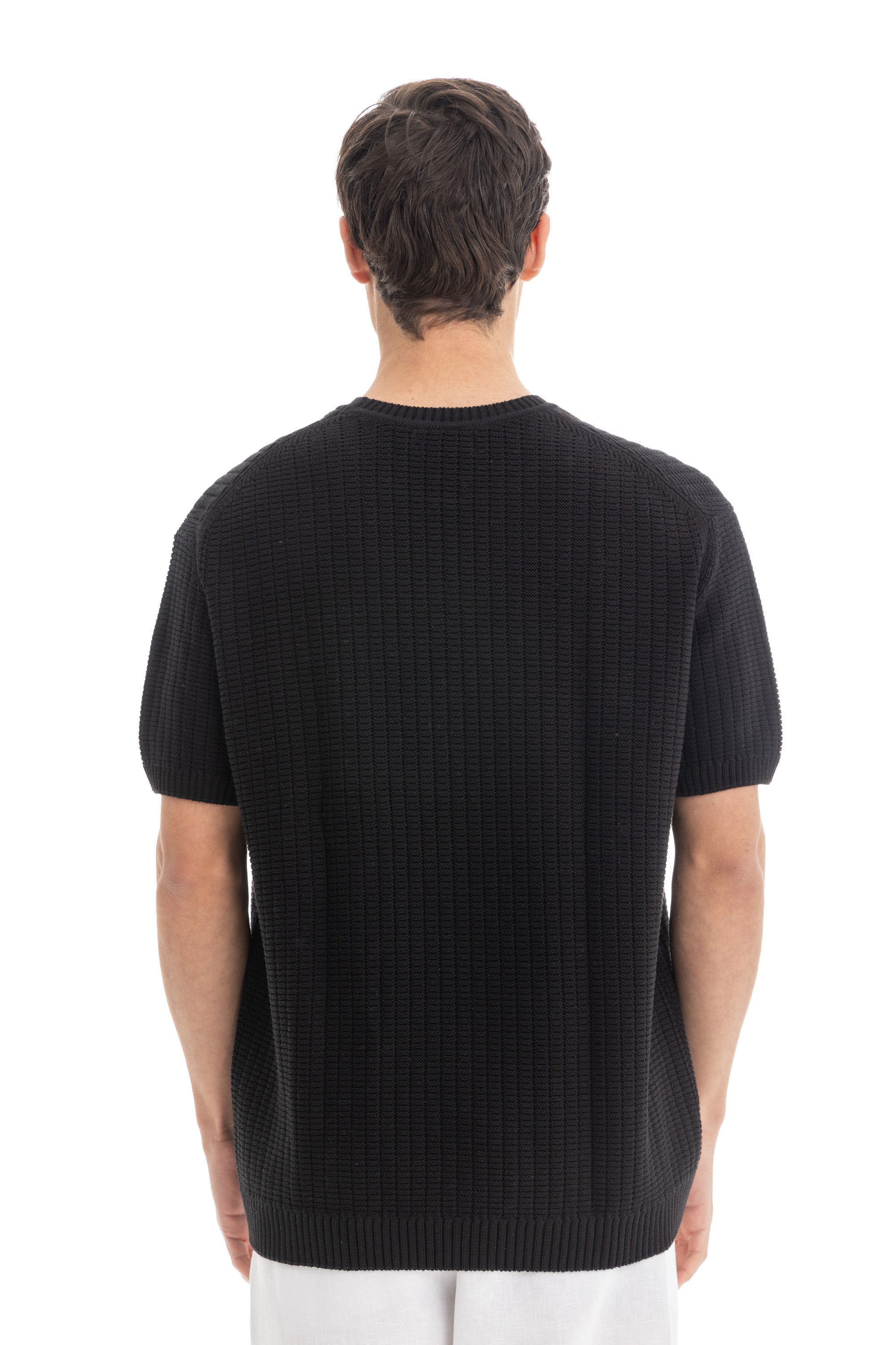 Black Knit Heavy T-Shirt Black Knit Heavy T-Shirt