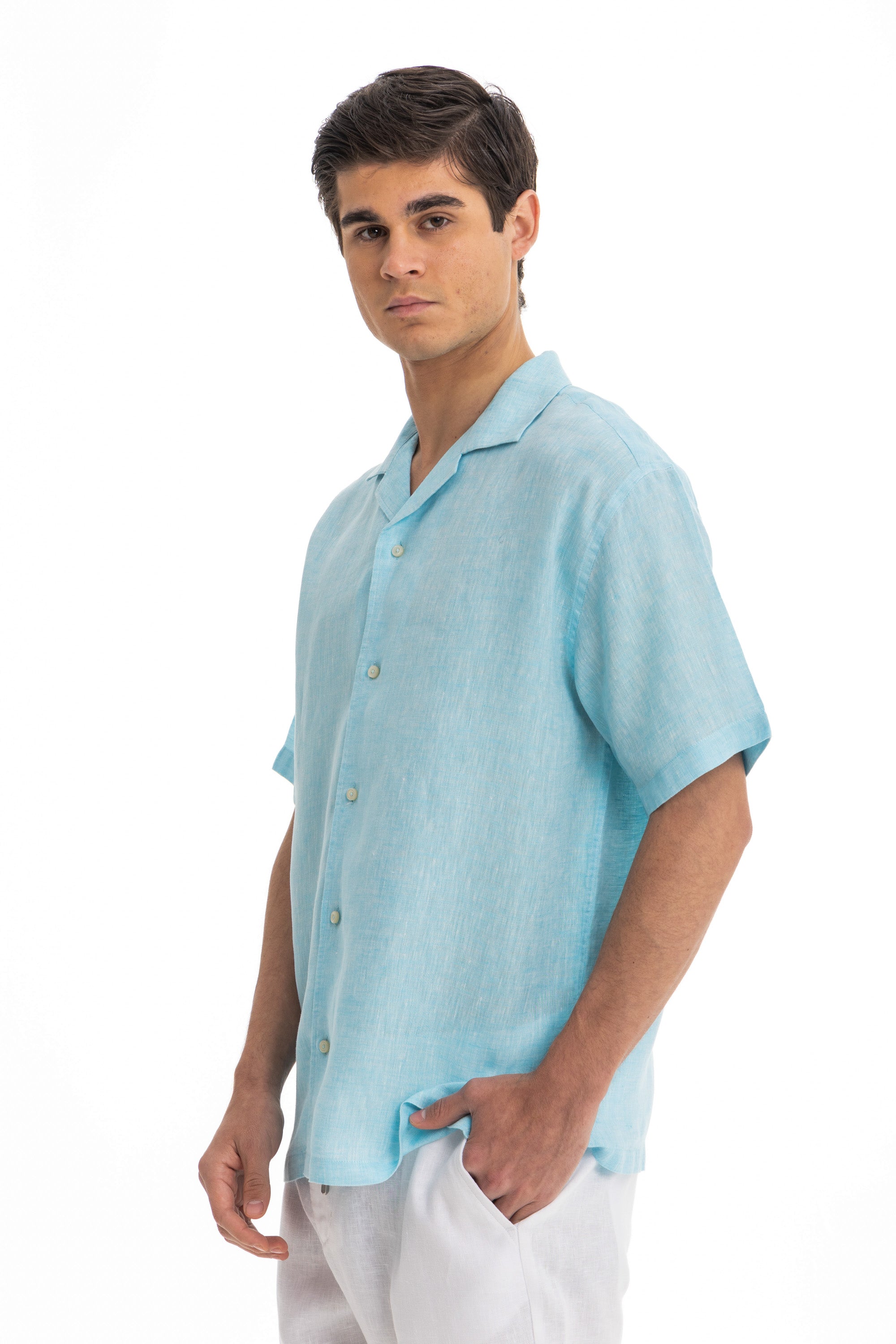 Mint Cuban Linen Shirt Mint Cuban Linen Shirt