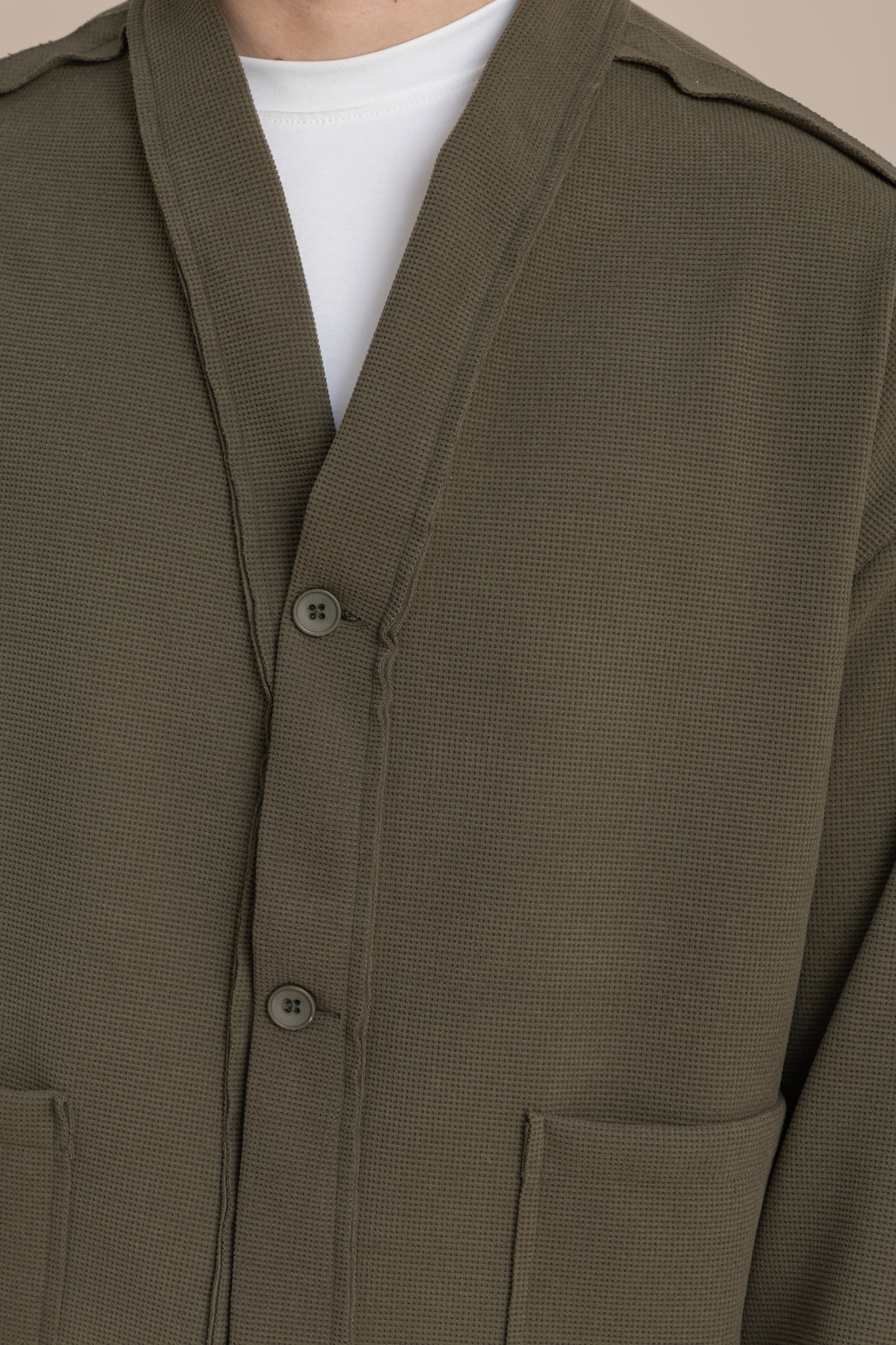 Olive Textured Cardigan Olive Textured Cardigan