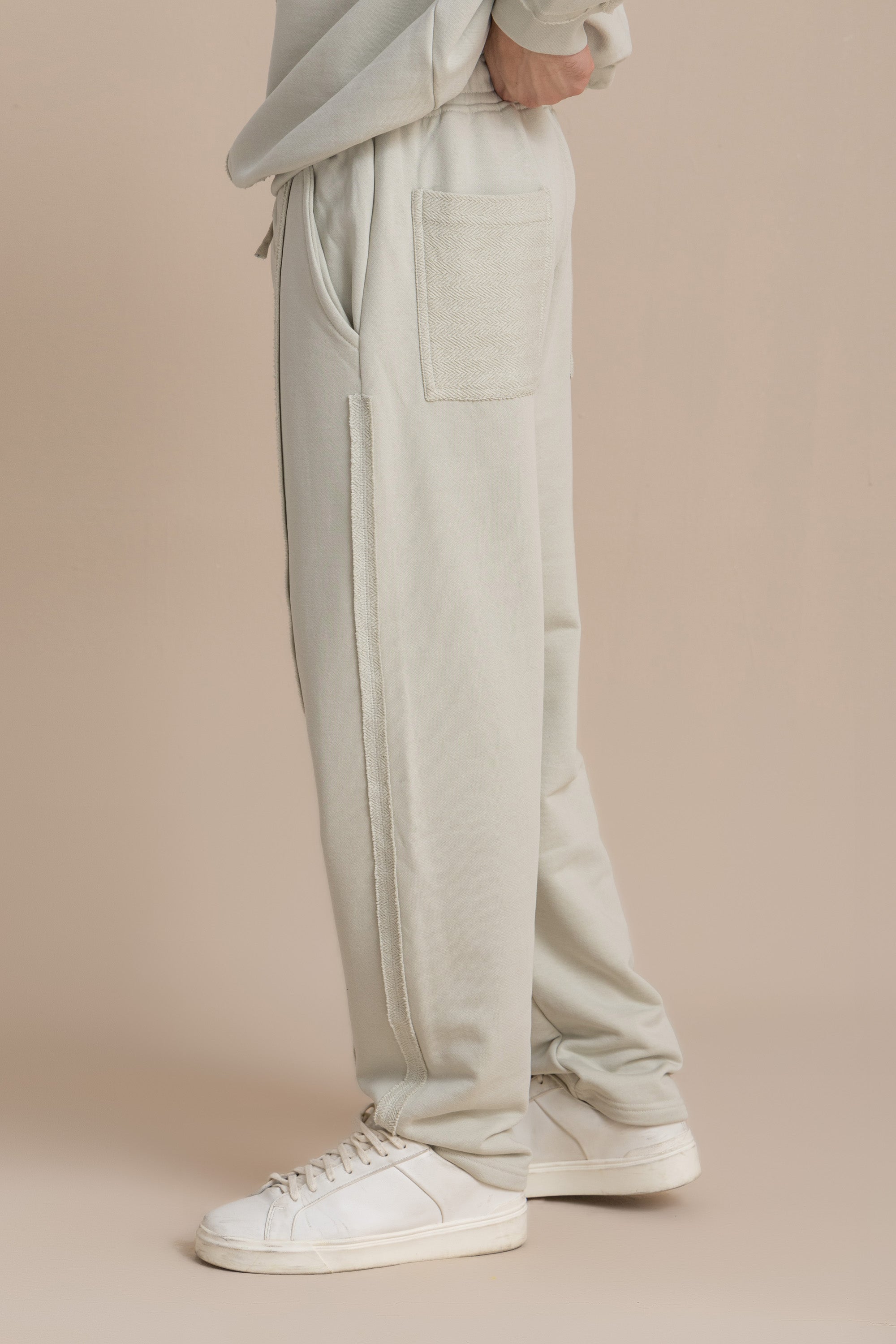 Unisex Grey Distressed Sweatpants Unisex Grey Distressed Sweatpants