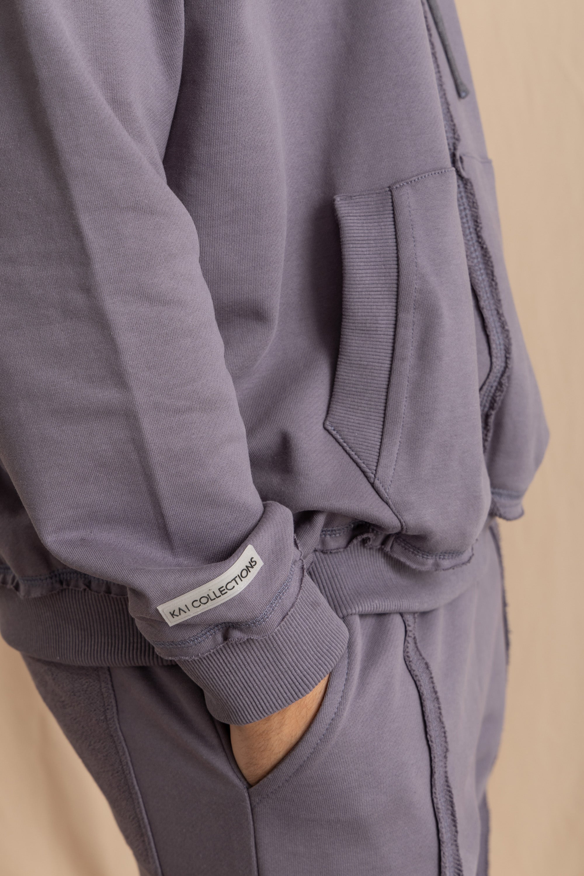 Unisex Grey Distressed Hoodie Unisex Grey Distressed Hoodie