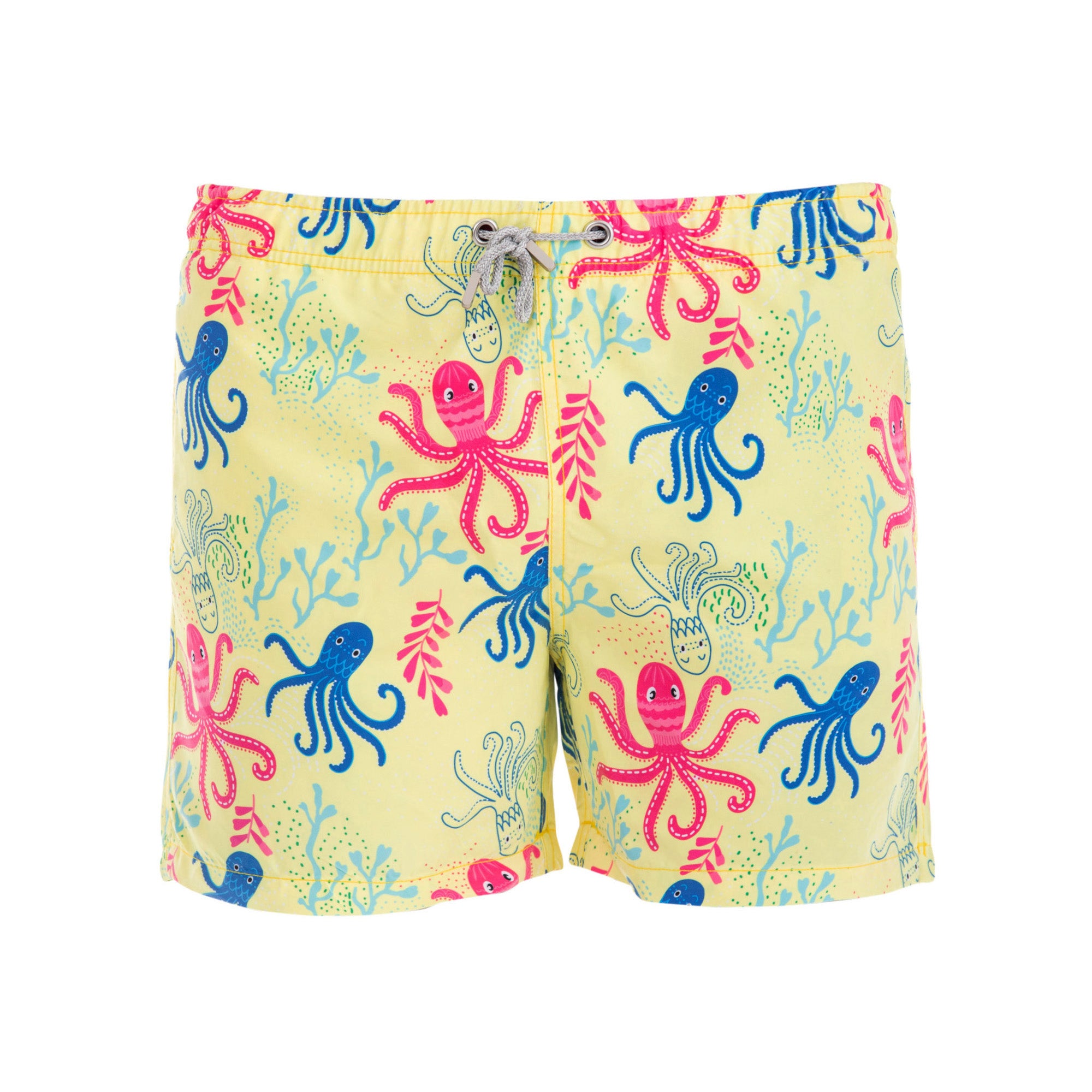 yellow octopus swim shorts