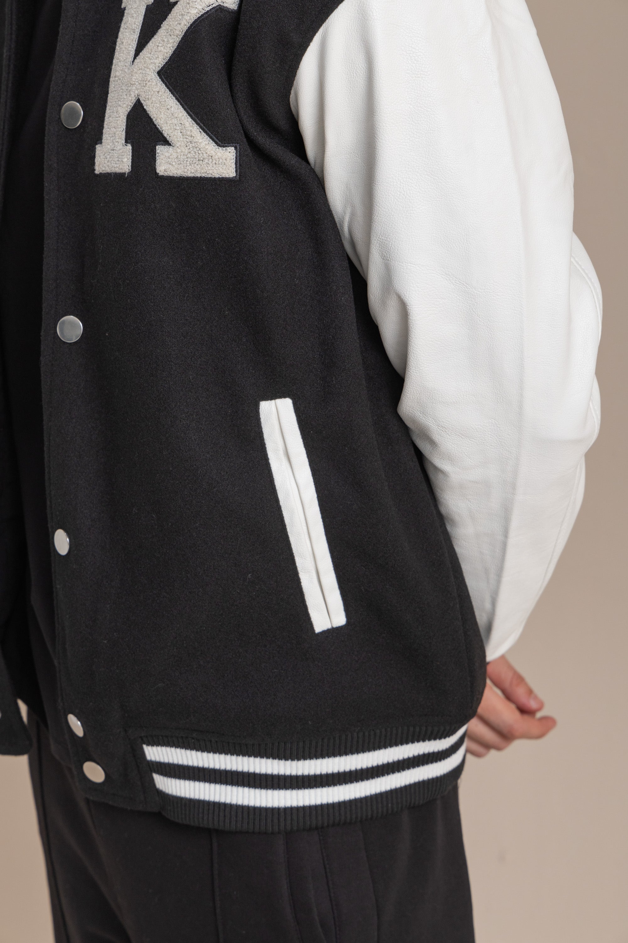 Black Varsity Jacket