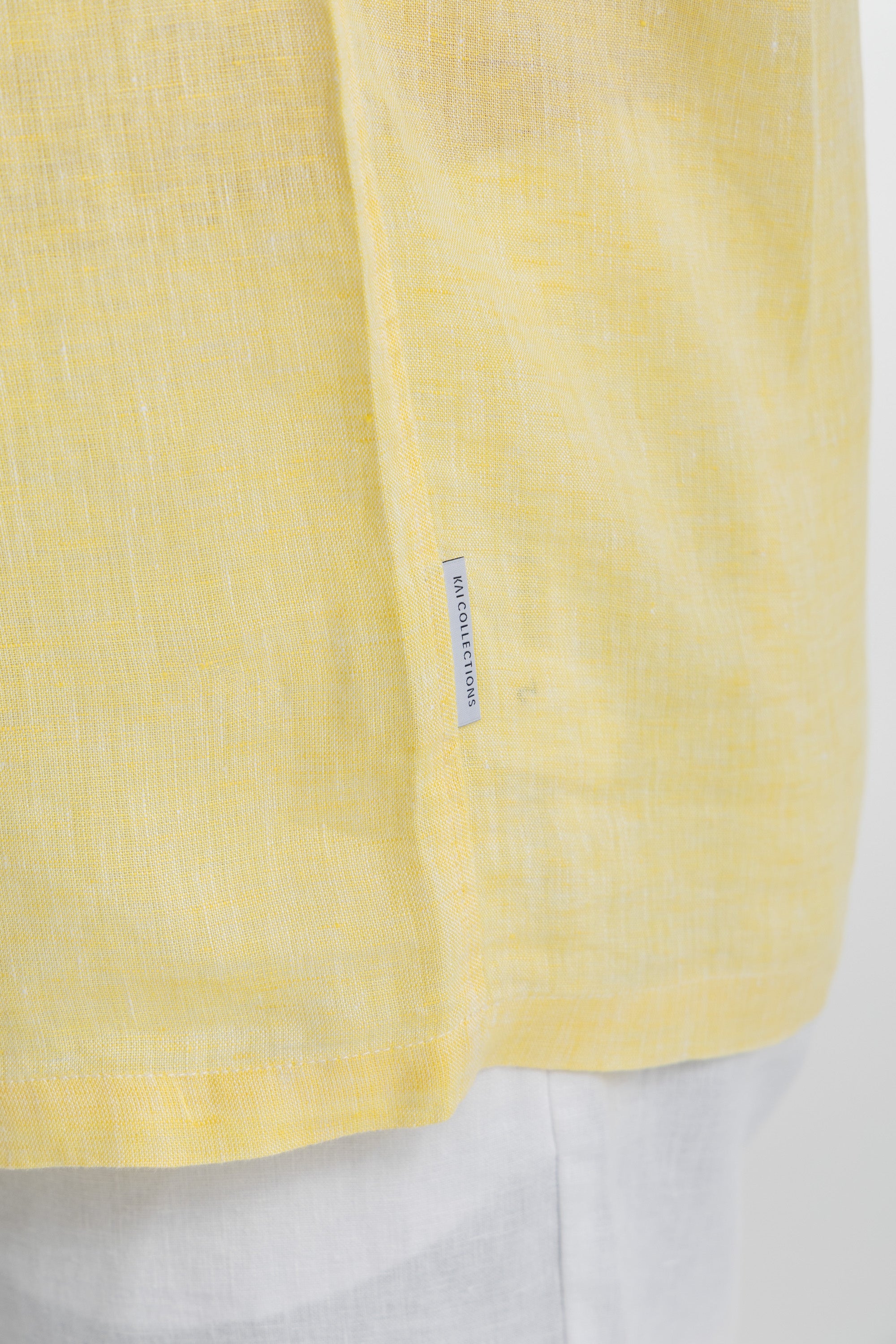 Yellow Cuban Linen Shirt Short Sleeve Yellow Cuban Linen Shirt Short Sleeve