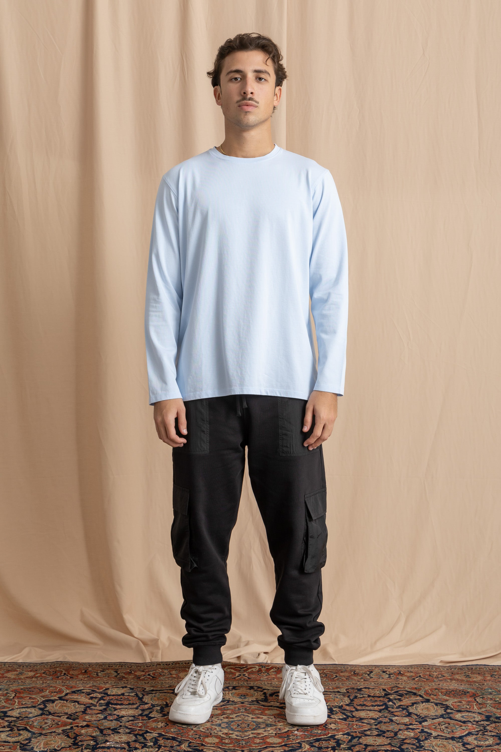 Sky Blue Long Sleeve T-Shirt Sky Blue Long Sleeve T-Shirt
