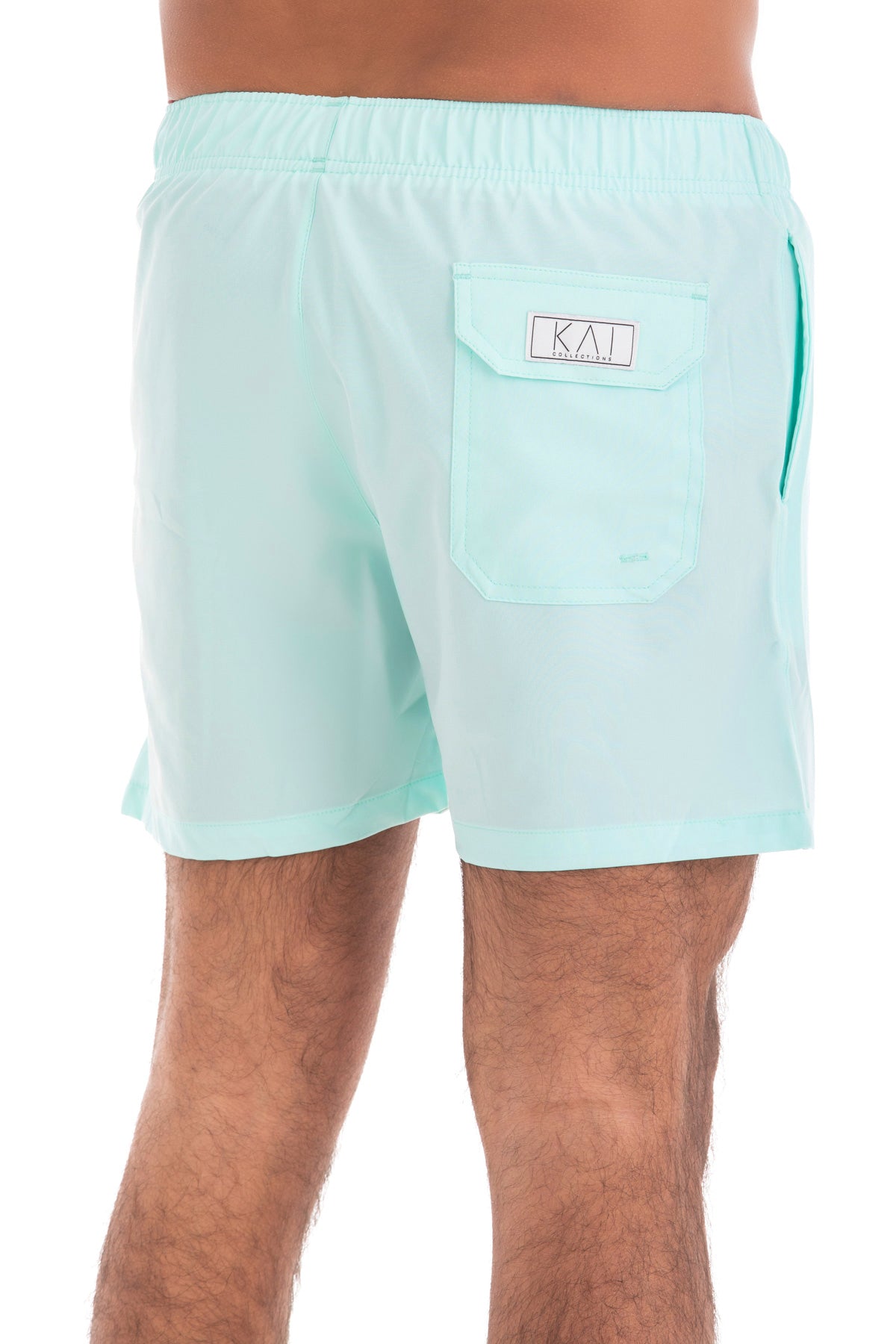Solid Sky Blue Swim Shorts (4 Way Stretch) Solid Sky Blue Swim Shorts (4 Way Stretch)