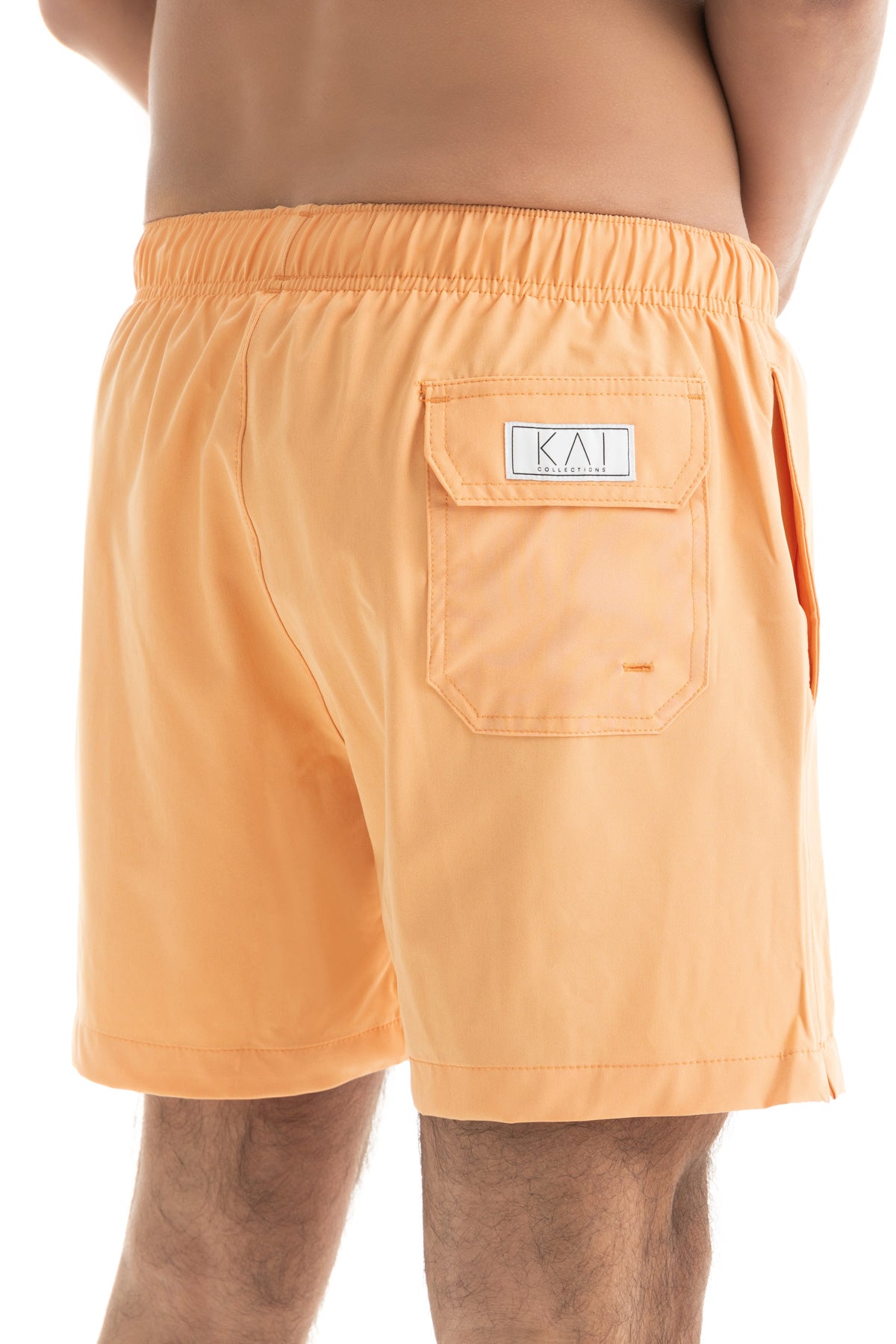 Solid Peach Swim Shorts (4 Way Stretch) Solid Peach Swim Shorts (4 Way Stretch)