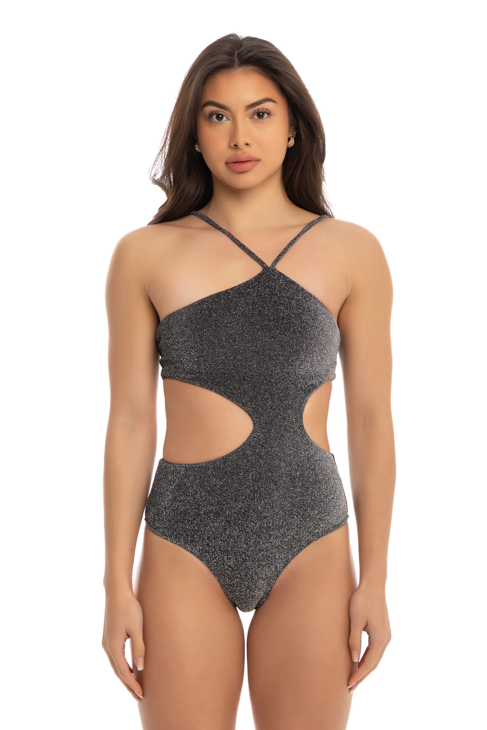 black sparkle Selena One Piece