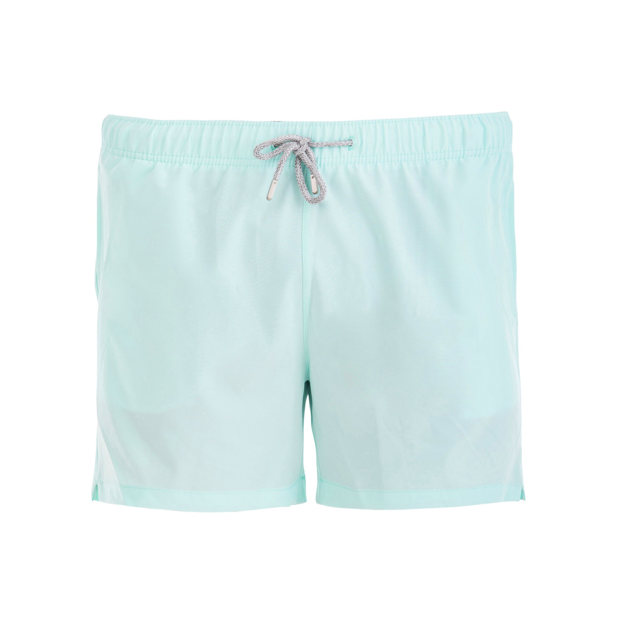 Solid Sky Blue Swim Shorts (4 Way Stretch)