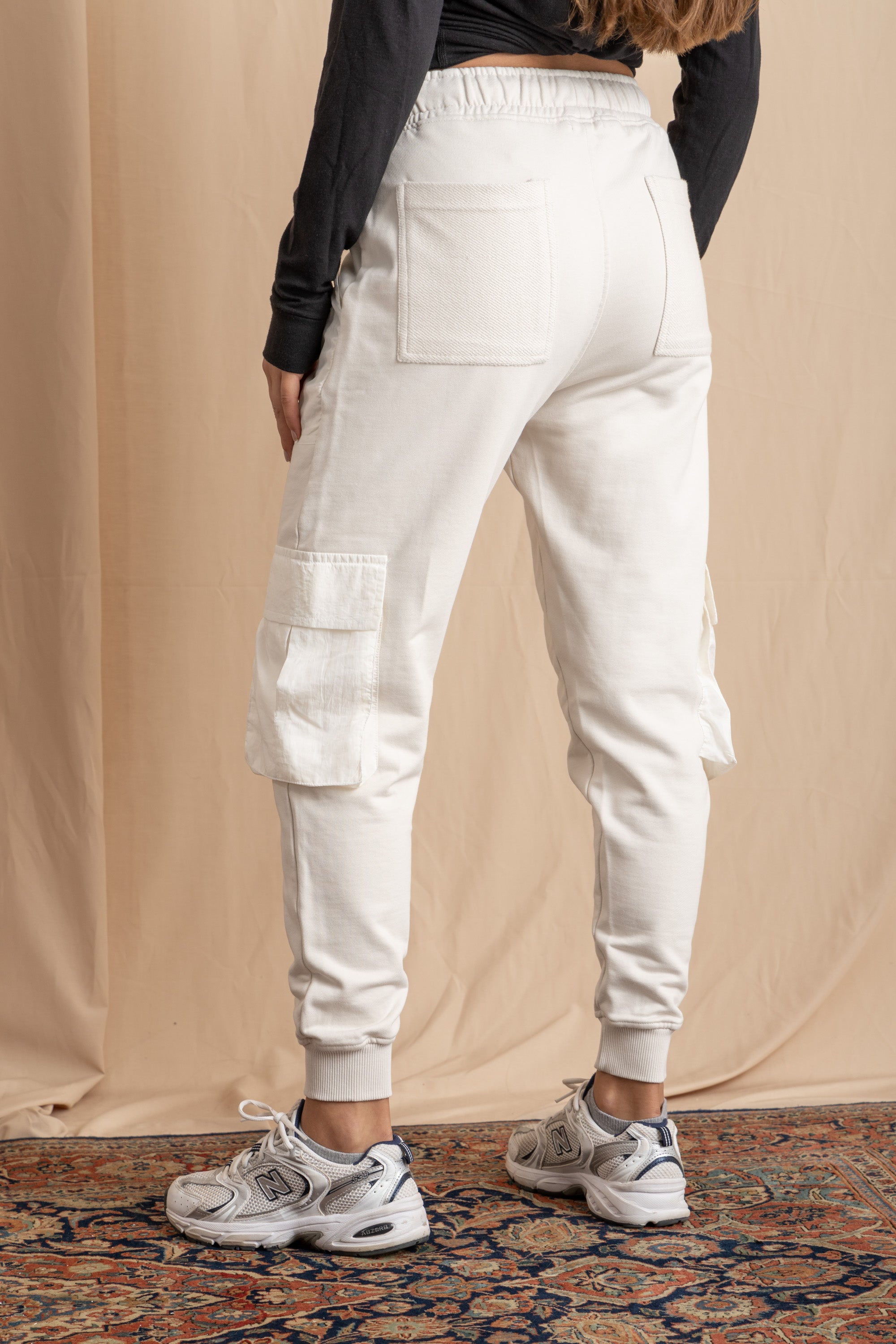 Unisex Off-White Cargo Sweatpants Unisex Off-White Cargo Sweatpants
