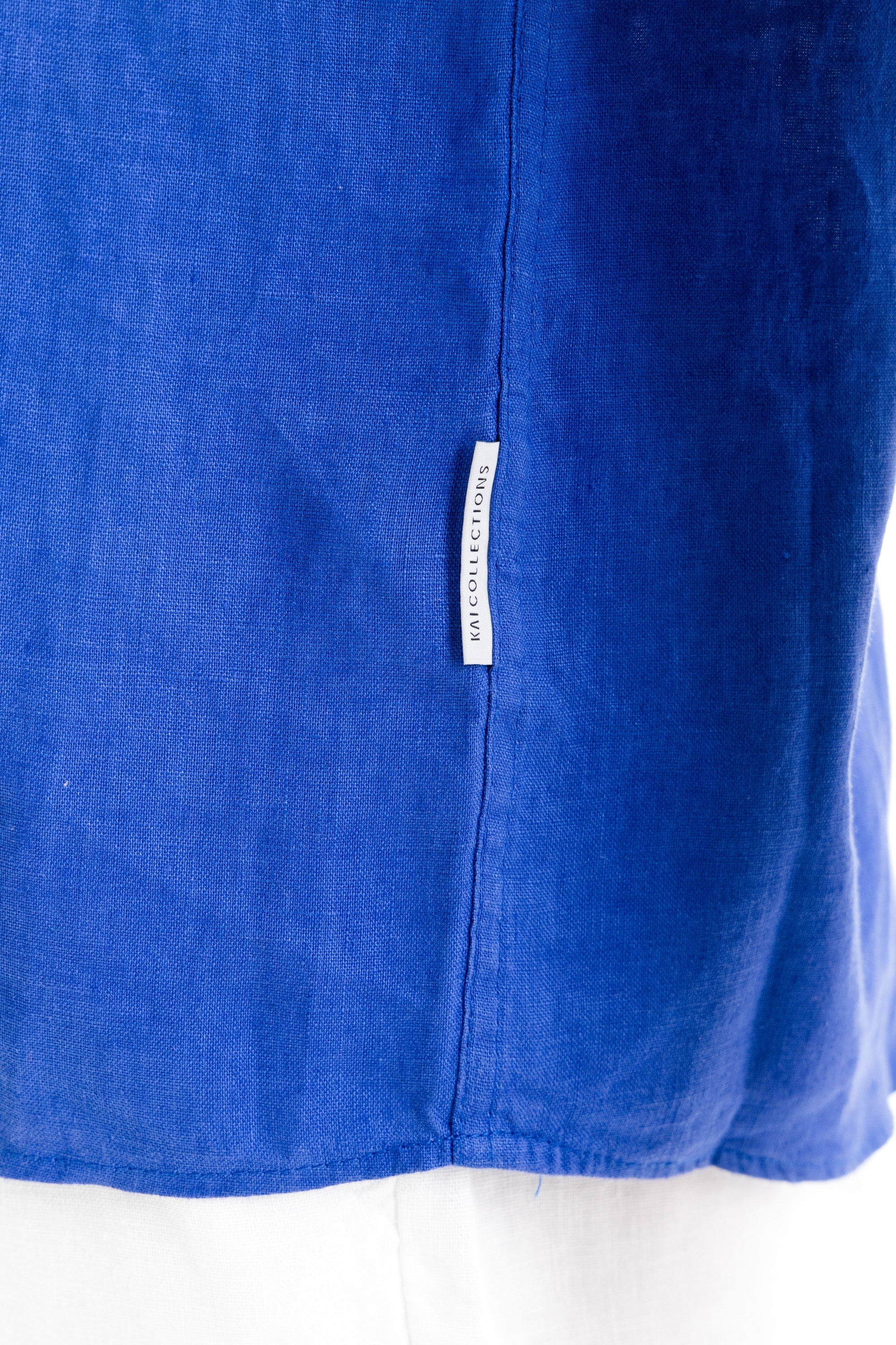 Electric Blue Linen Shirt Electric Blue Linen Shirt