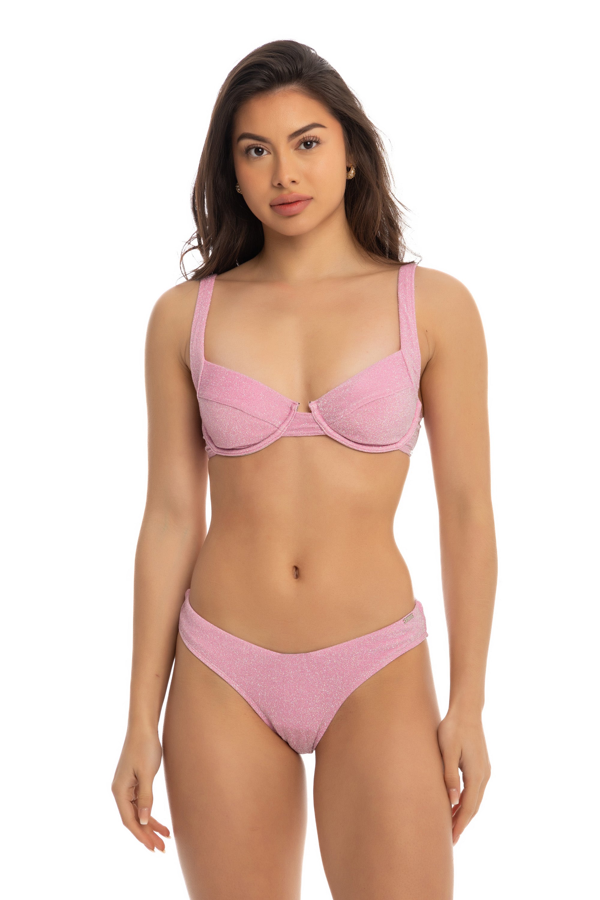 Pink Sparkle Maui Bikini Bottom Pink Sparkle Maui Bikini Bottom