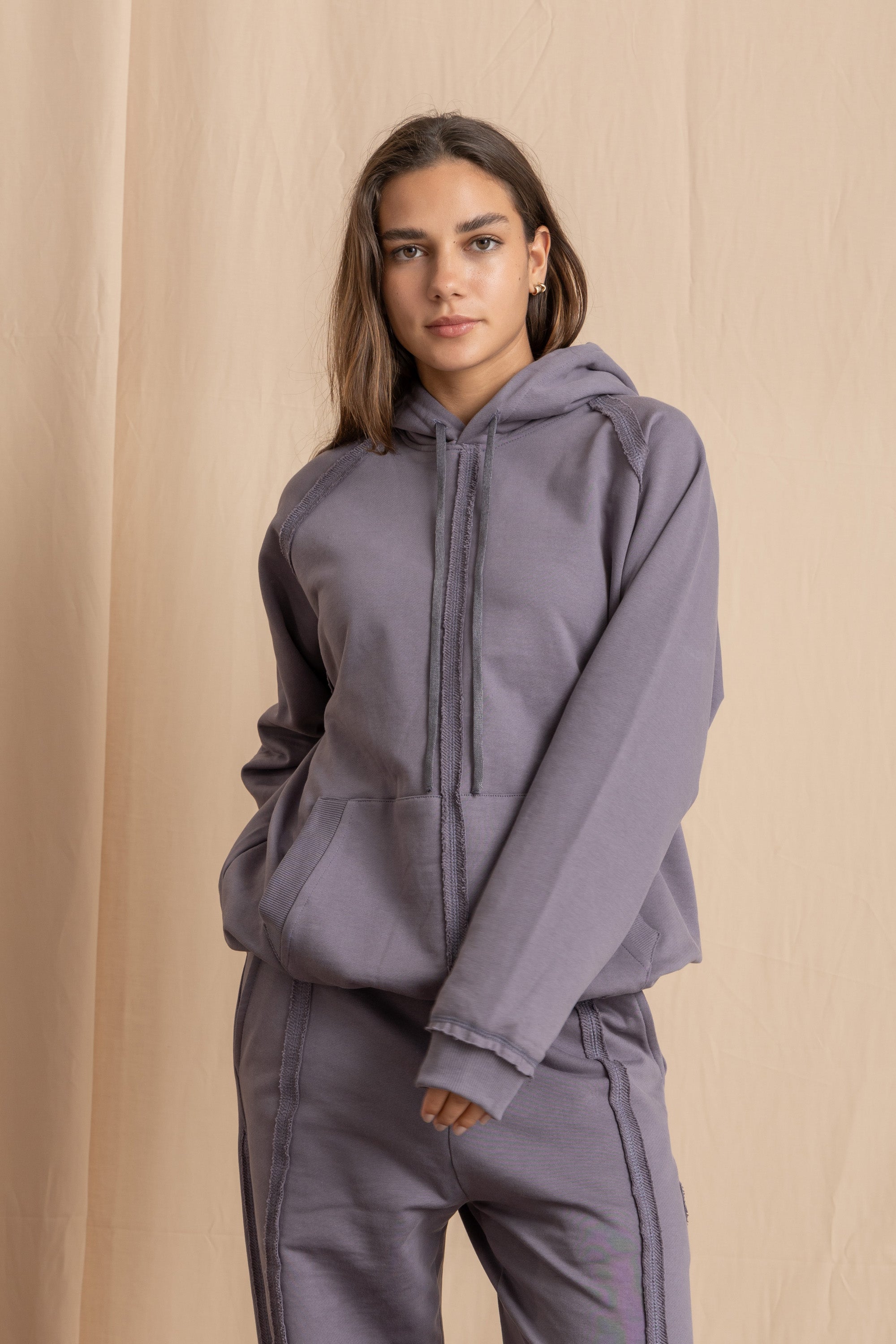Unisex Grey Distressed Hoodie Unisex Grey Distressed Hoodie