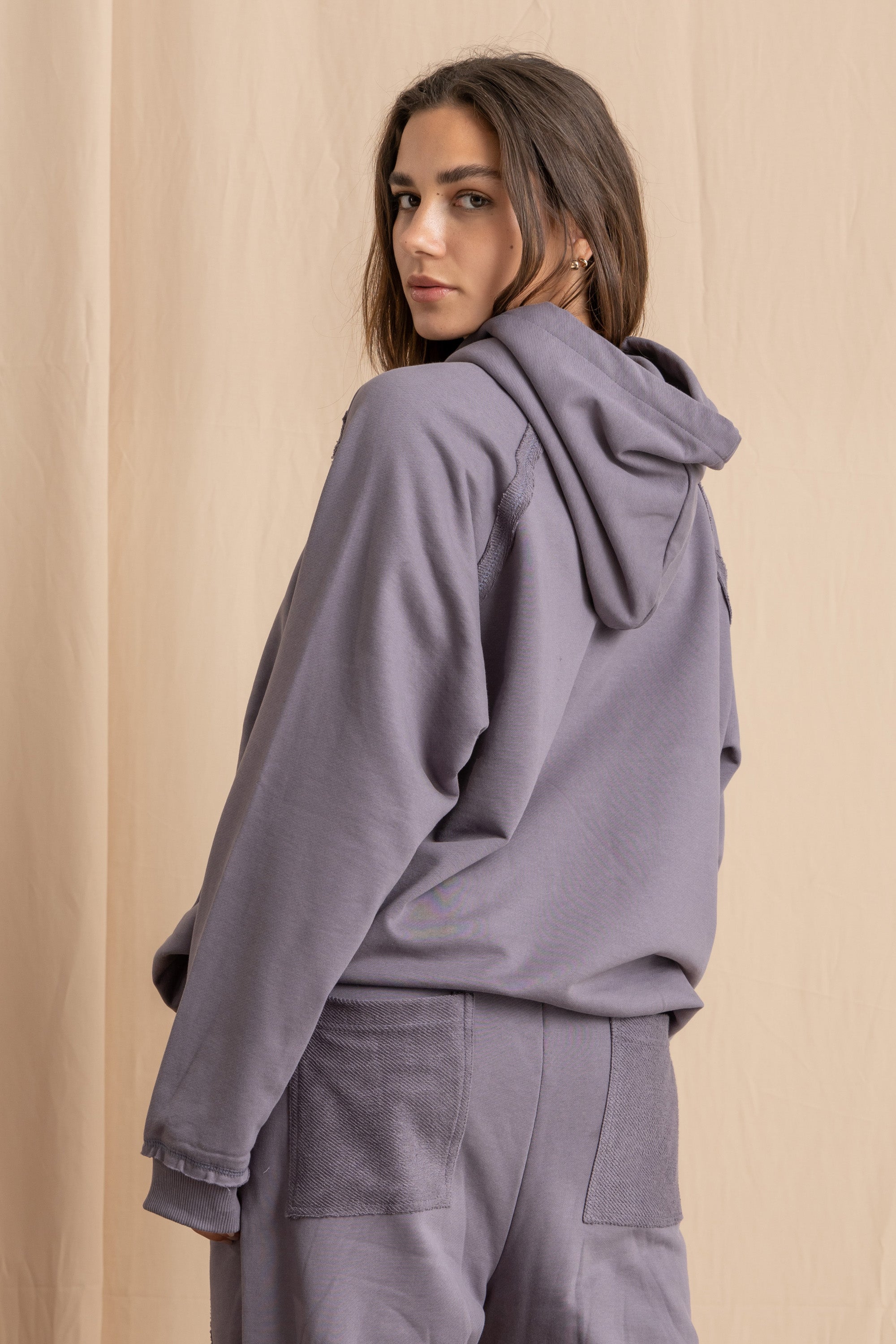 Unisex Grey Distressed Hoodie Unisex Grey Distressed Hoodie