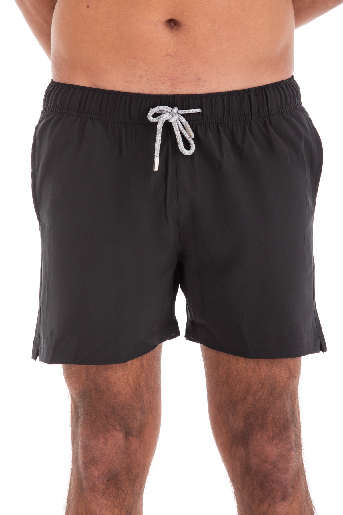 Solid Black Swim Shorts (4 Way Stretch) Solid Black Swim Shorts (4 Way Stretch)