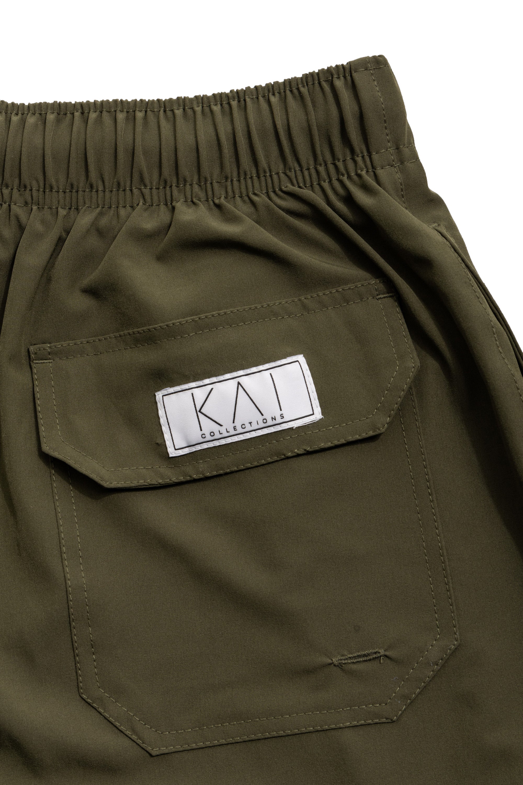 Solid Olive Swim Shorts (4 Way Stretch) Solid Olive Swim Shorts (4 Way Stretch)