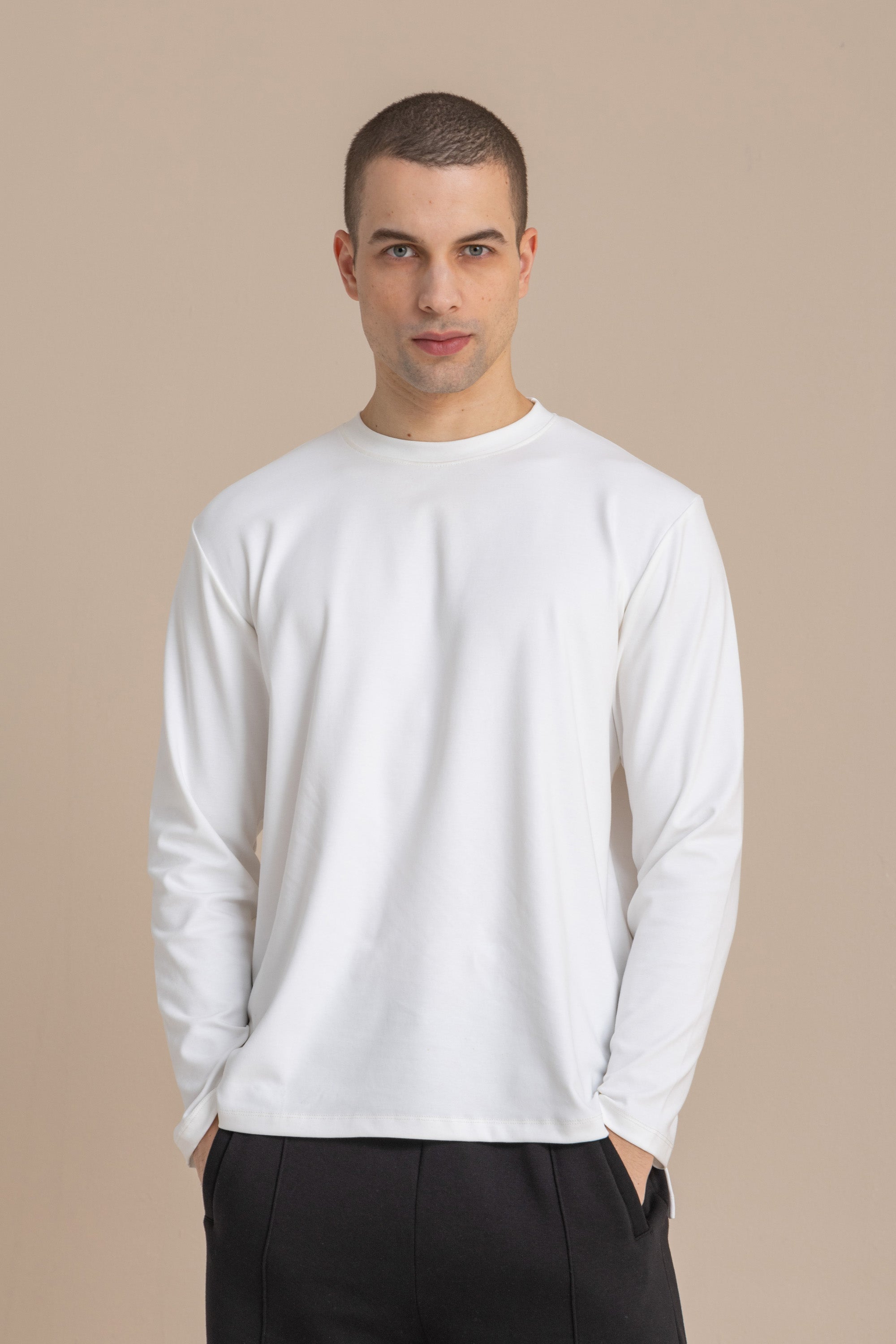 White Long Sleeve Premium T-Shirt
