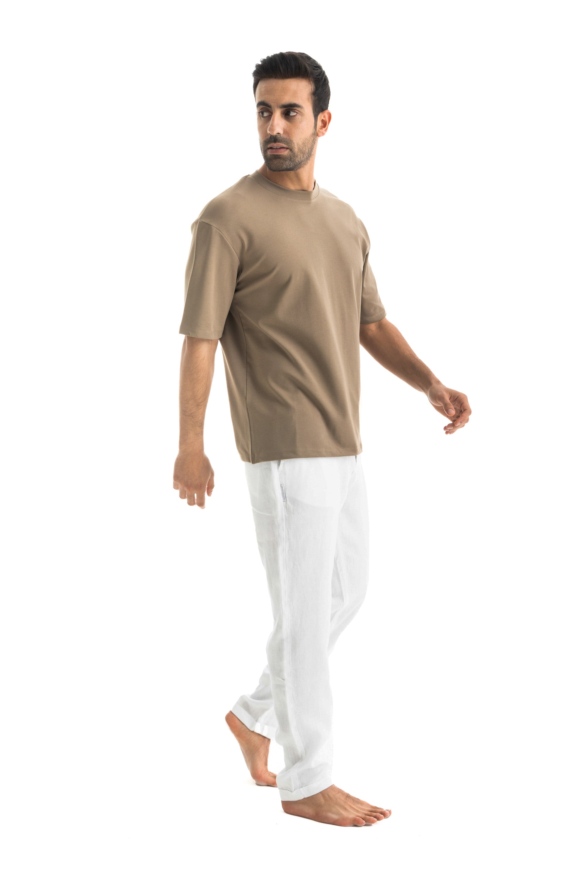 Khaki Premium Oversized T-Shirt