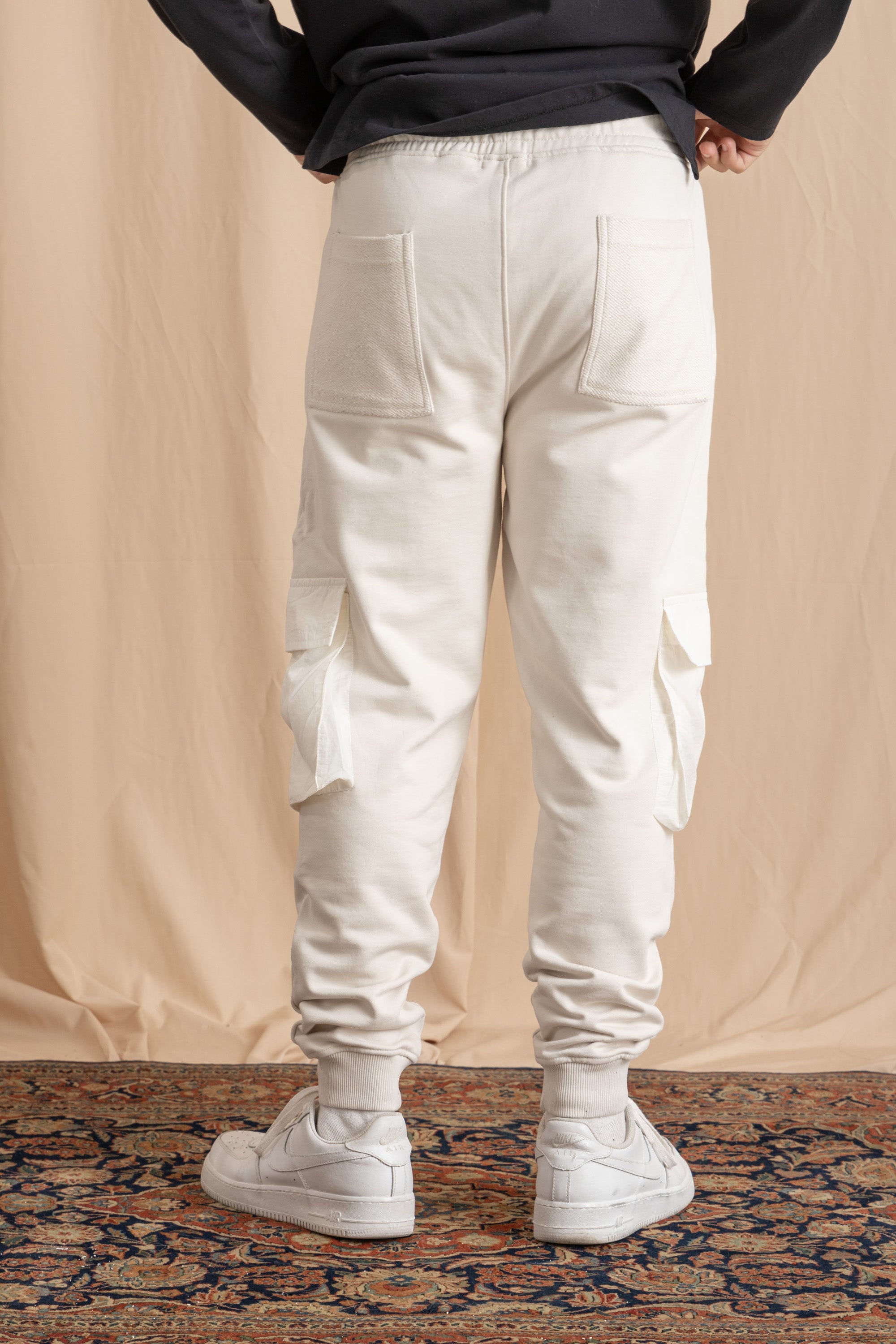 Unisex Off-White Cargo Sweatpants Unisex Off-White Cargo Sweatpants