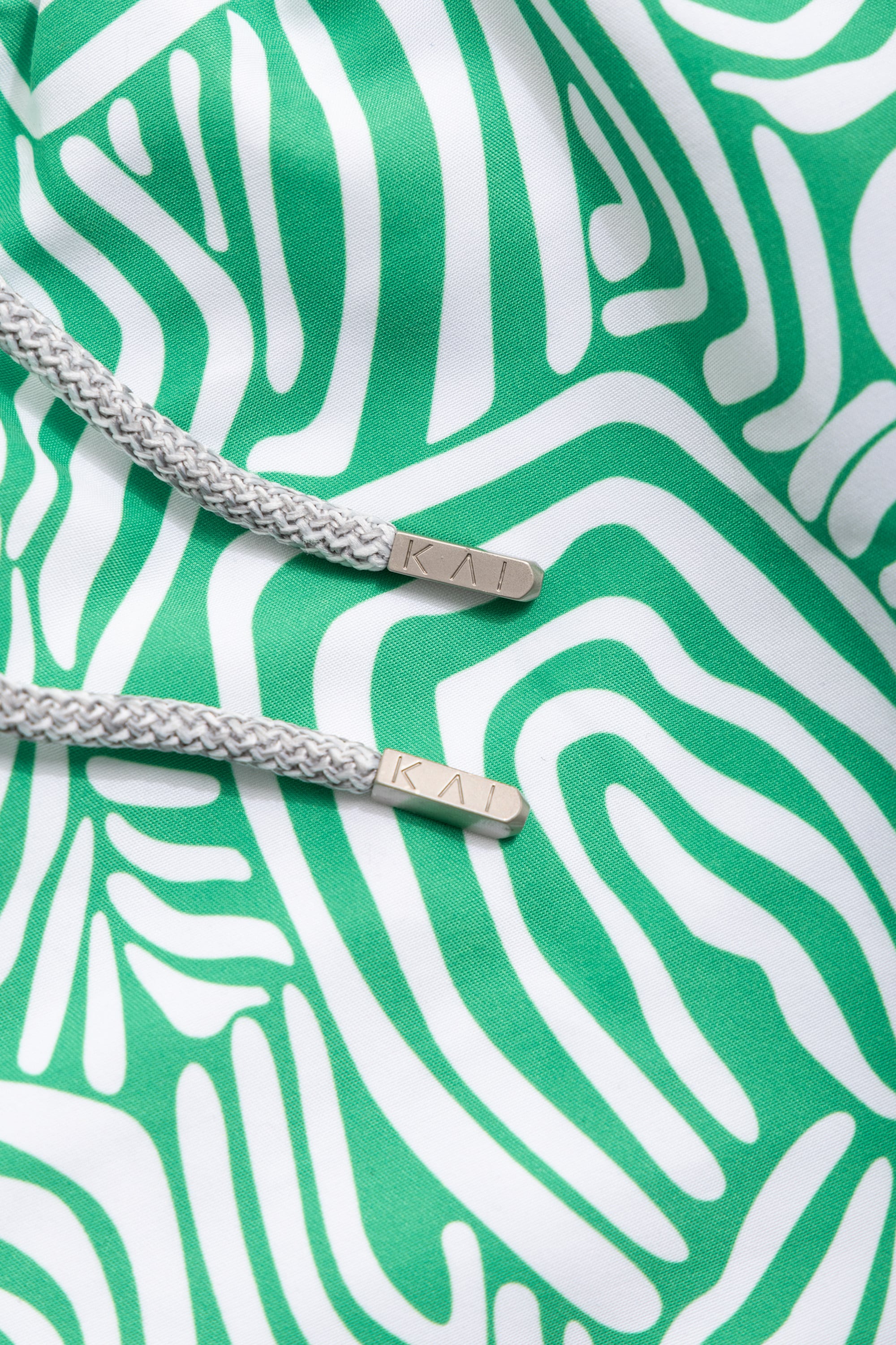 Green Labyrinth Swim Shorts