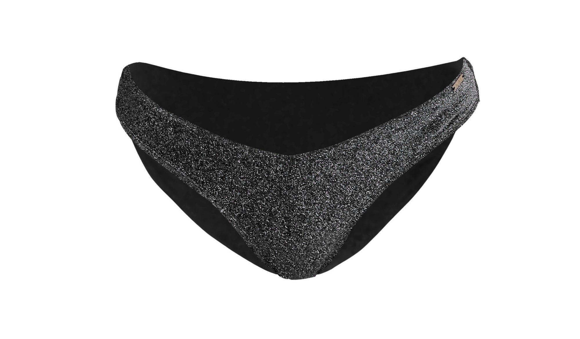 Black Sparkle Maui Bikini Bottom Black Sparkle Maui Bikini Bottom