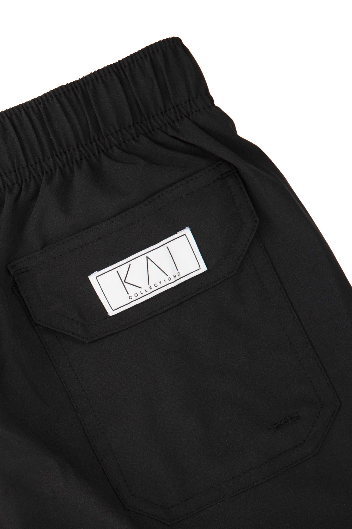 Solid Black Swim Shorts (4 Way Stretch) Solid Black Swim Shorts (4 Way Stretch)