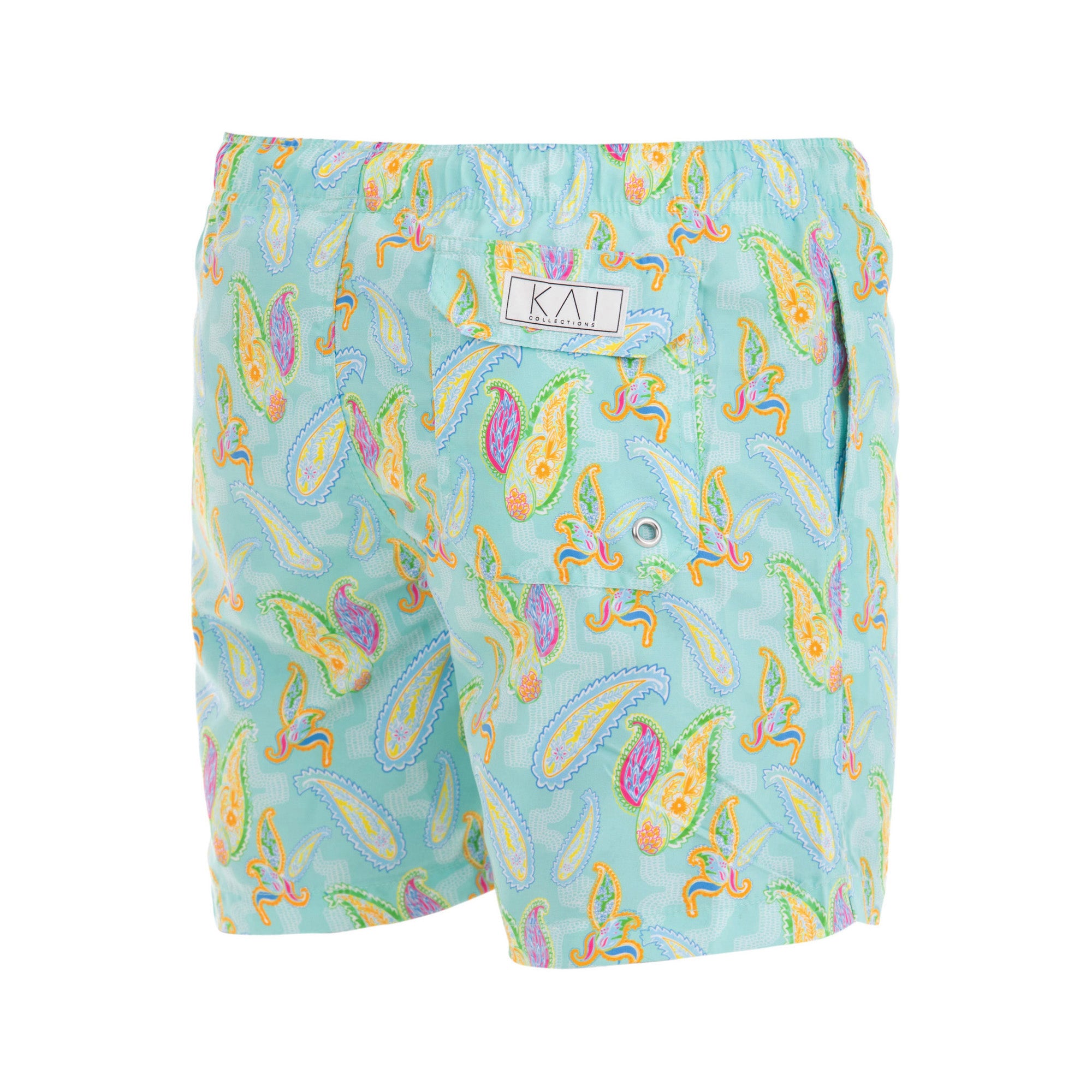Aqua Paisley Aqua Paisley