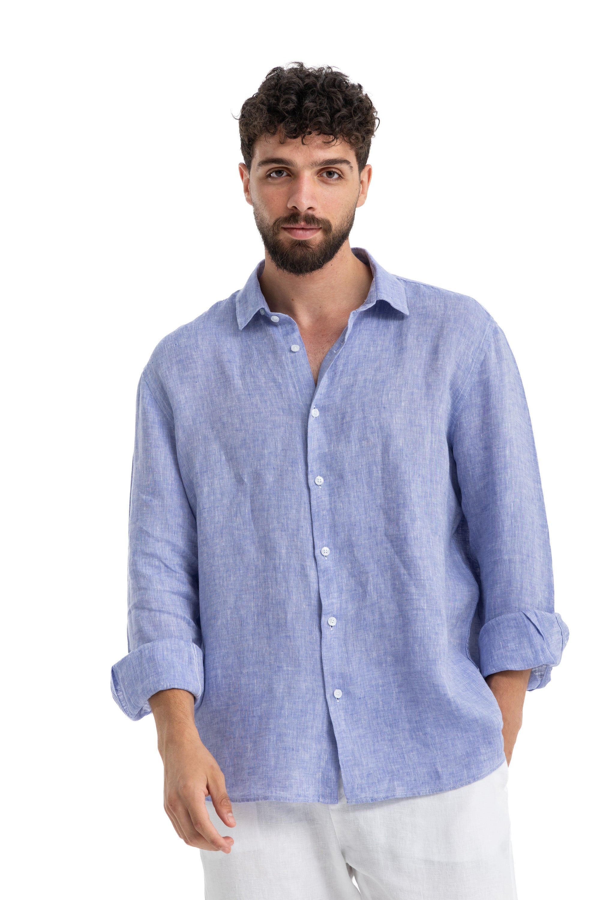Purple Linen Shirt