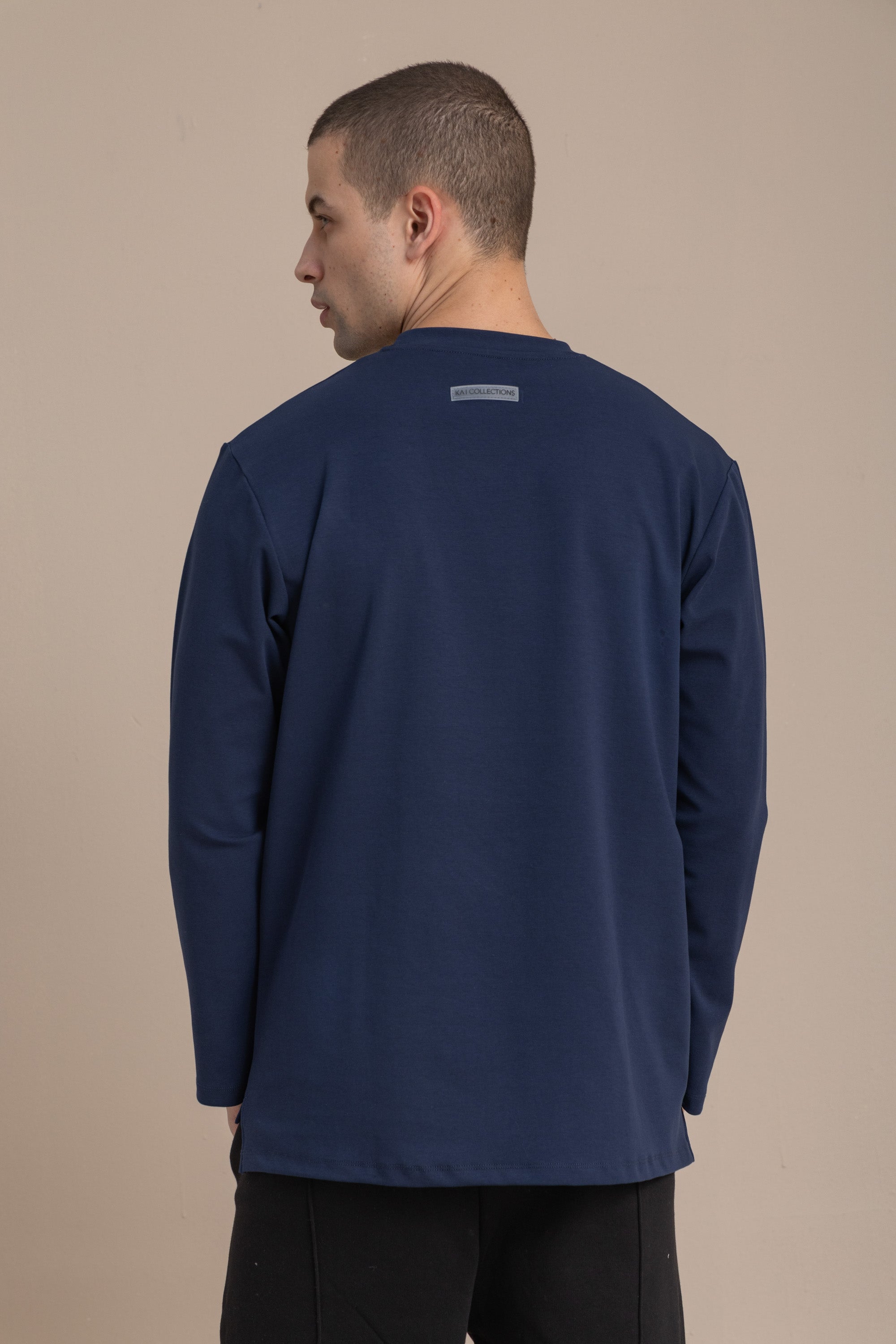 Navy Long Sleeve Premium T-shirt Navy Long Sleeve Premium T-shirt