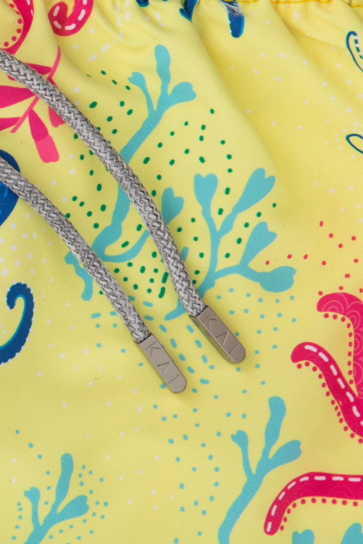 yellow octopus swim shorts