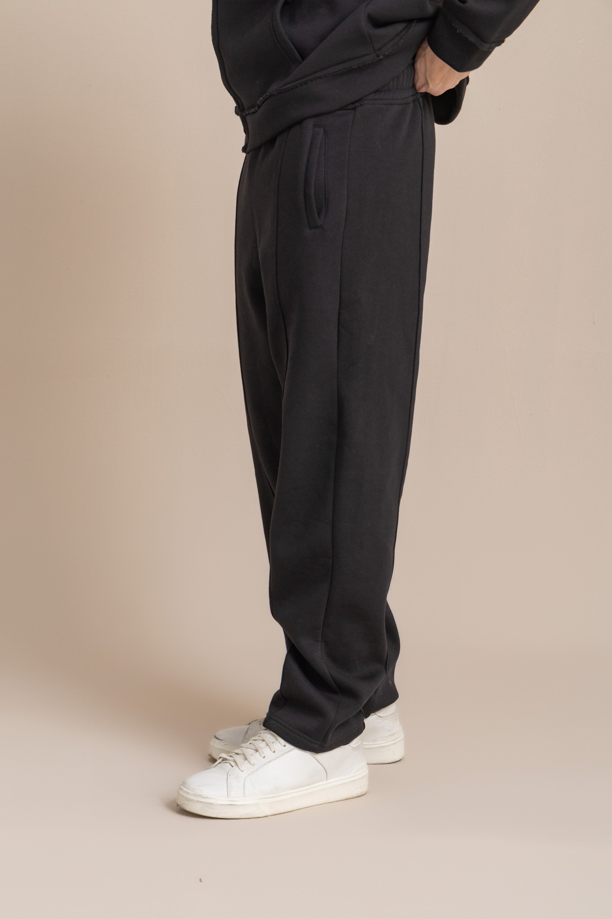 Black Lined Sweatpants Black Lined Sweatpants