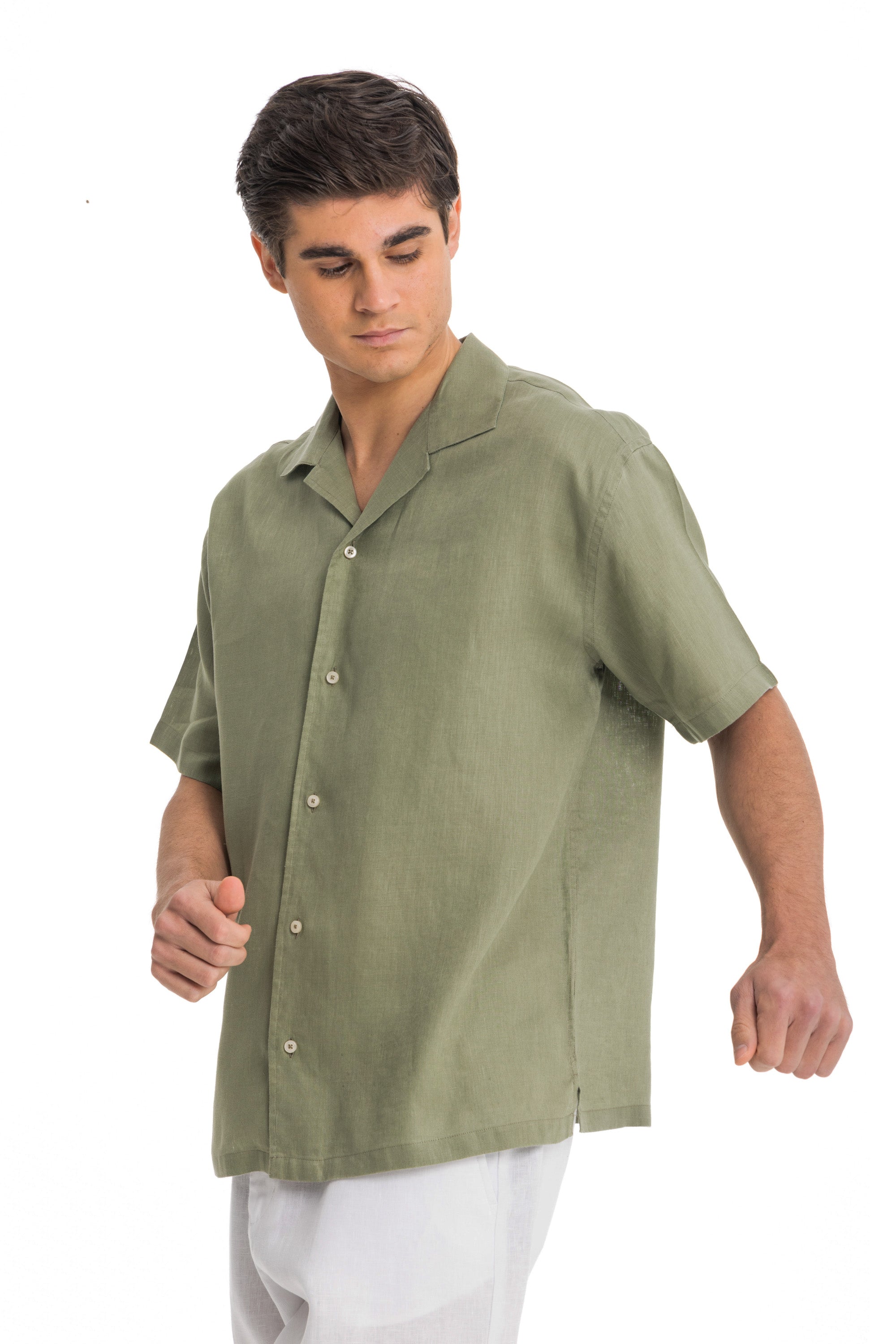 Pistachio Cuban Linen Shirt Pistachio Cuban Linen Shirt