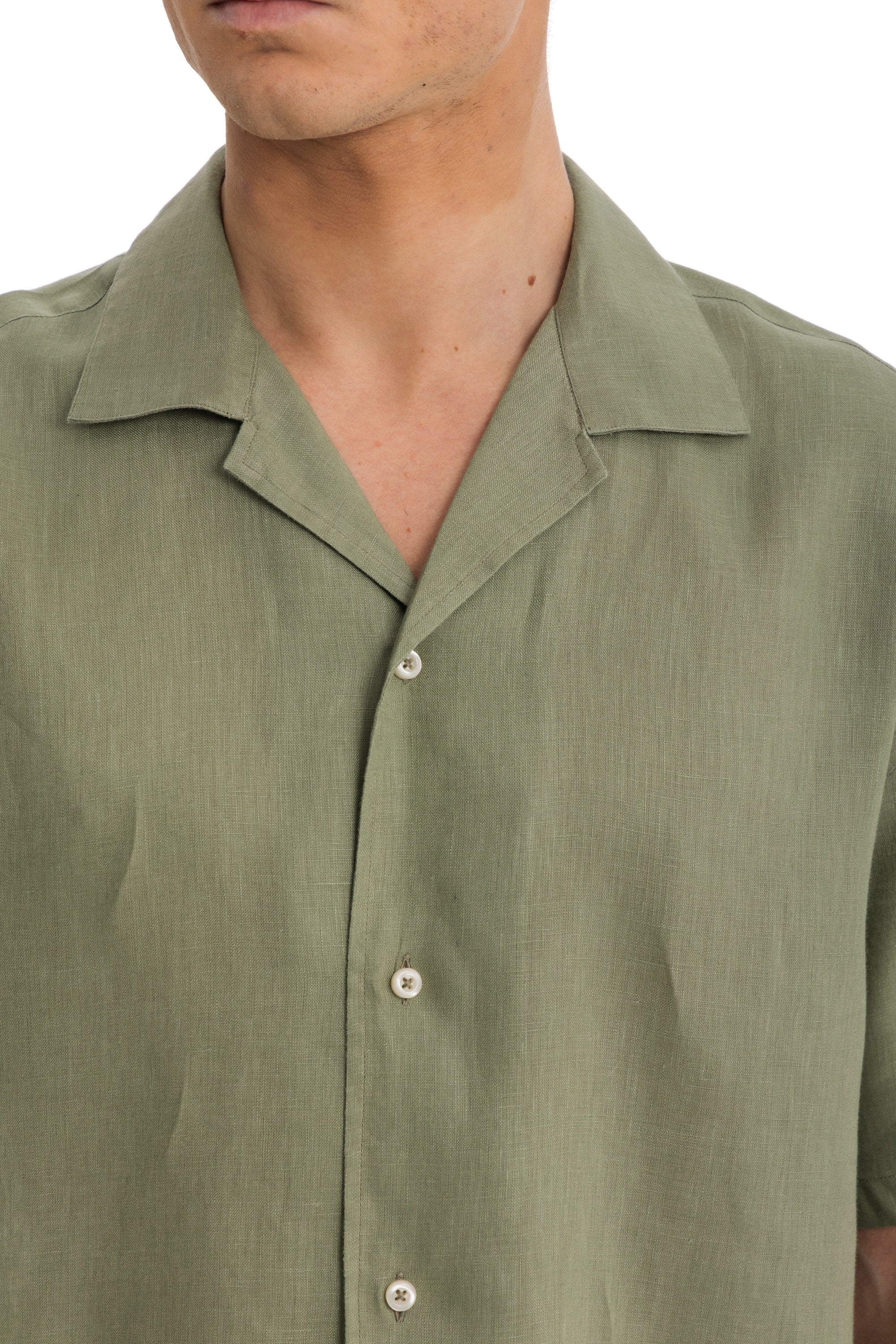 Pistachio Cuban Linen Shirt Pistachio Cuban Linen Shirt