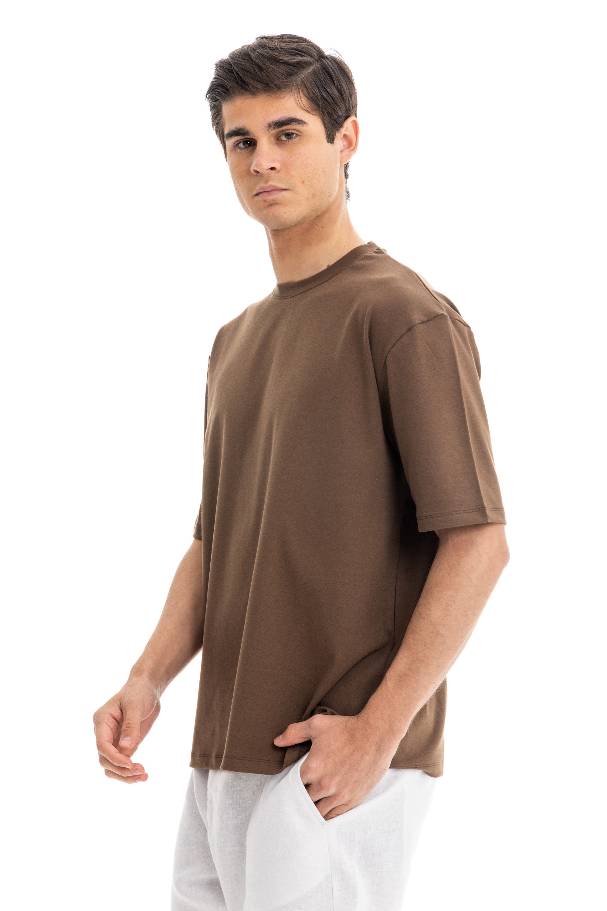 Brown Premium Oversized T-Shirt