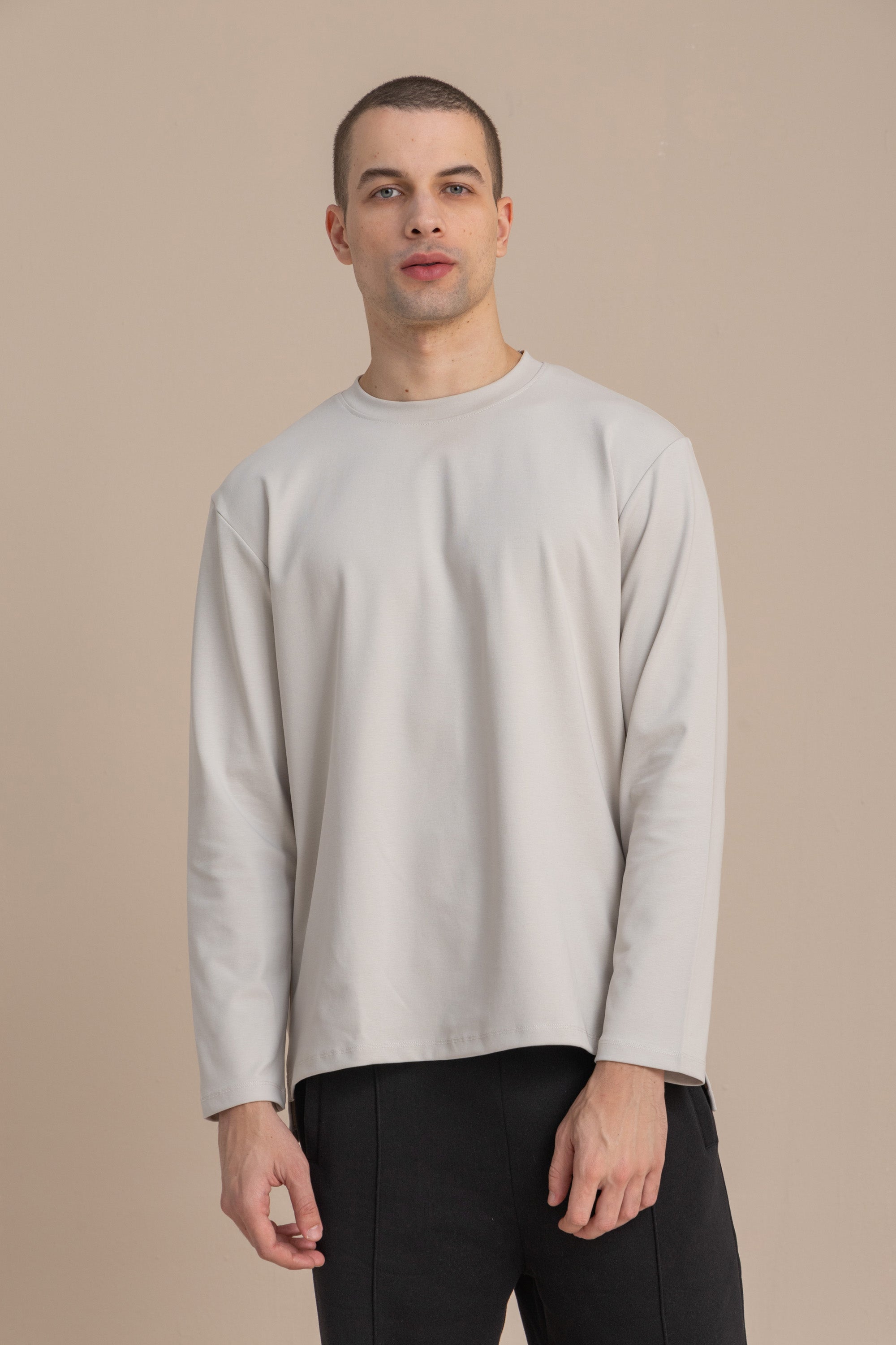 Grey Long Sleeve Premium T-Shirt Grey Long Sleeve Premium T-Shirt