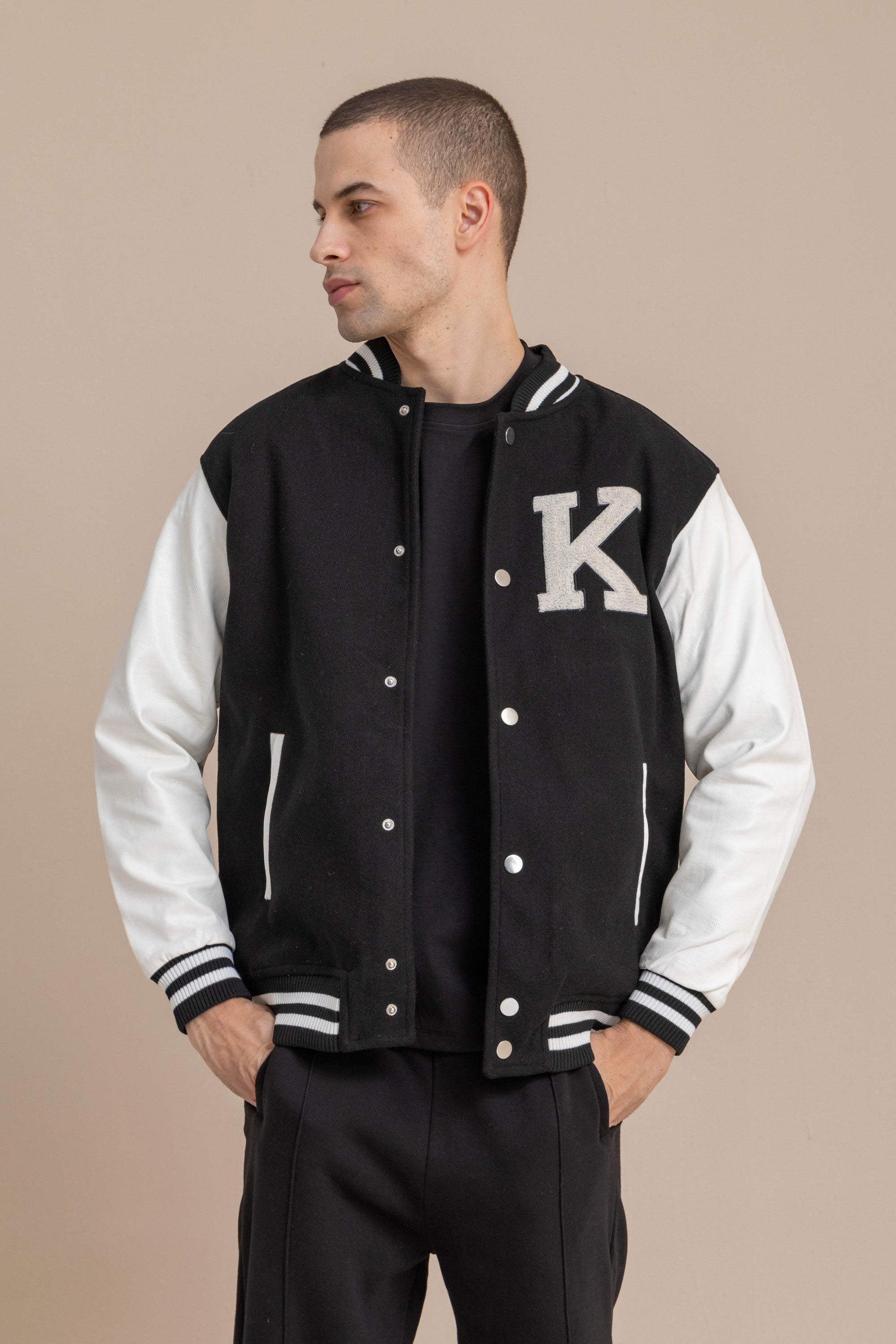 Black Varsity Jacket