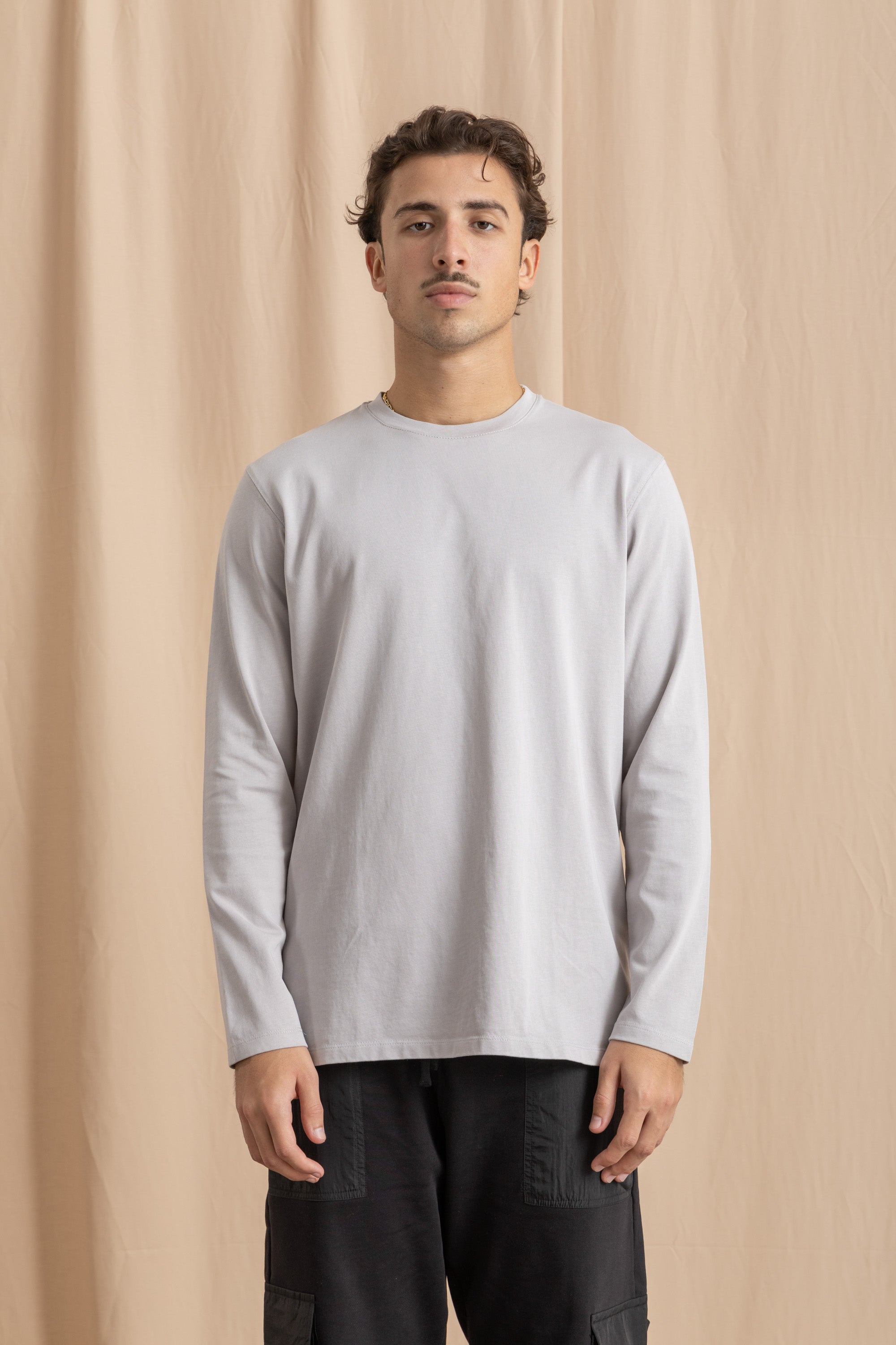 Grey Long Sleeve T-Shirt