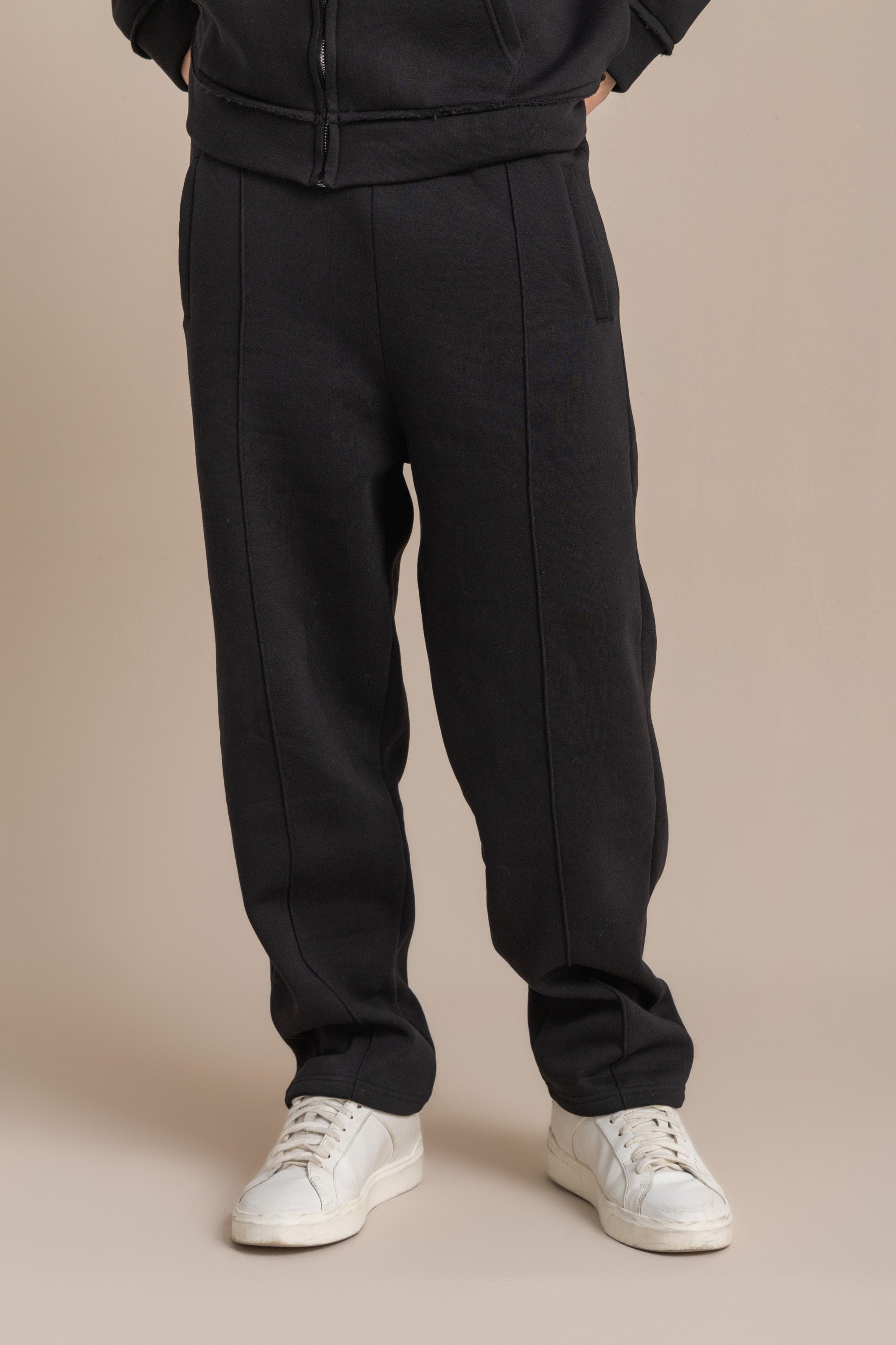 Black Lined Sweatpants
