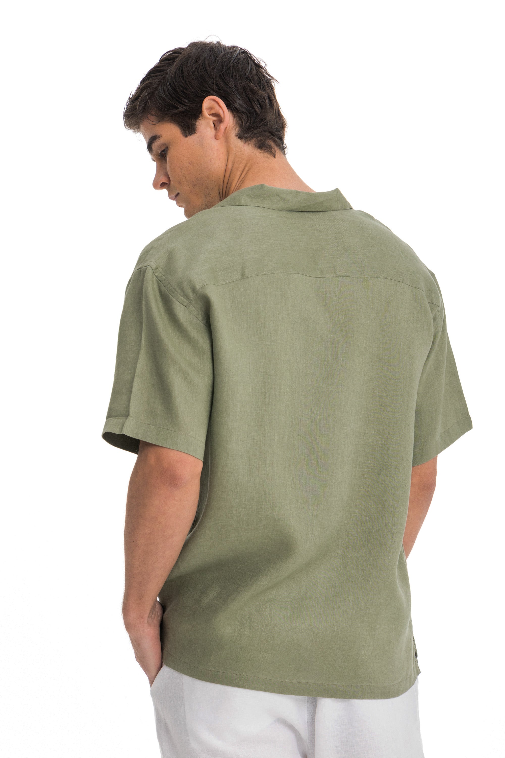 Pistachio Cuban Linen Shirt Pistachio Cuban Linen Shirt