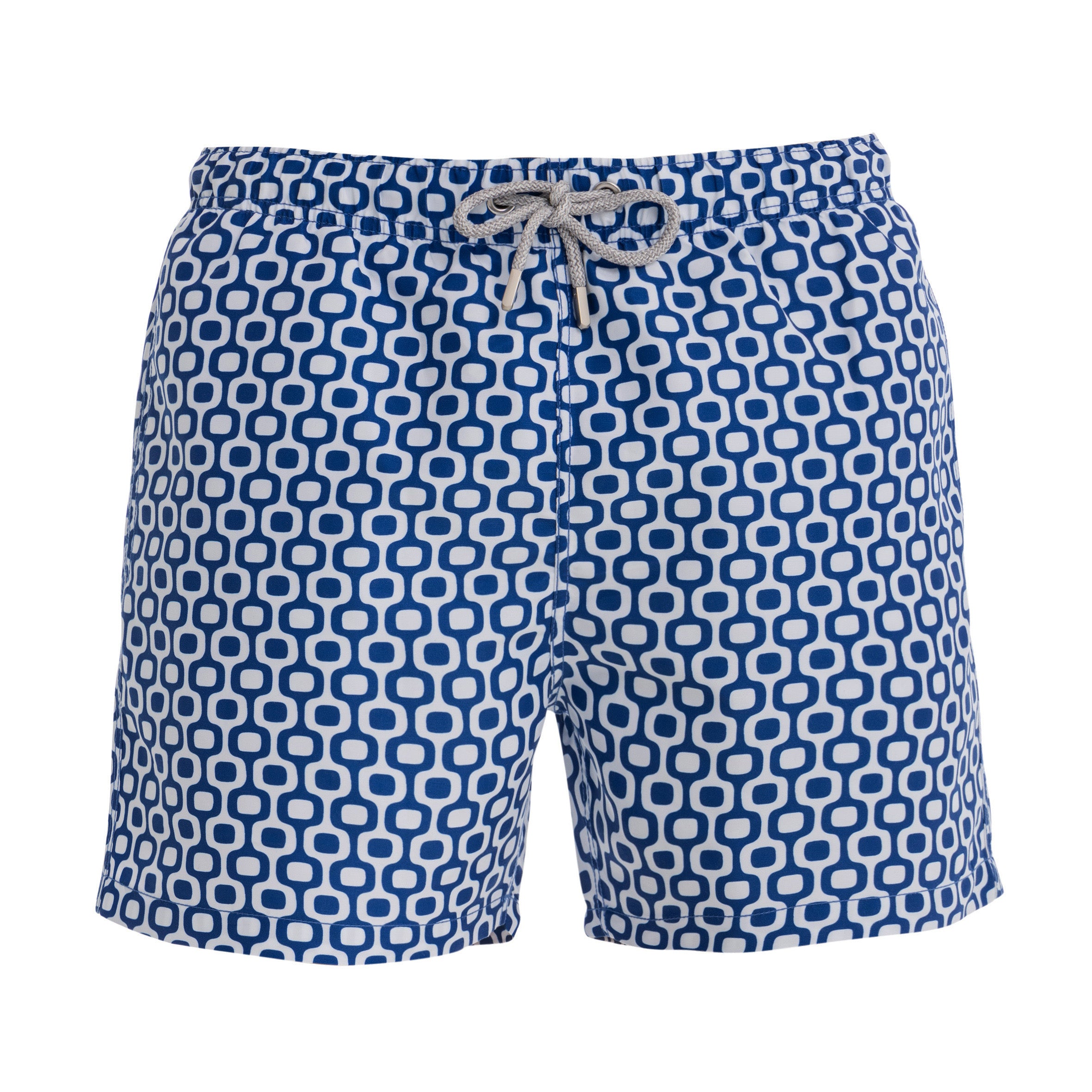 Navy Geometric Swim Shorts Navy Geometric Swim Shorts